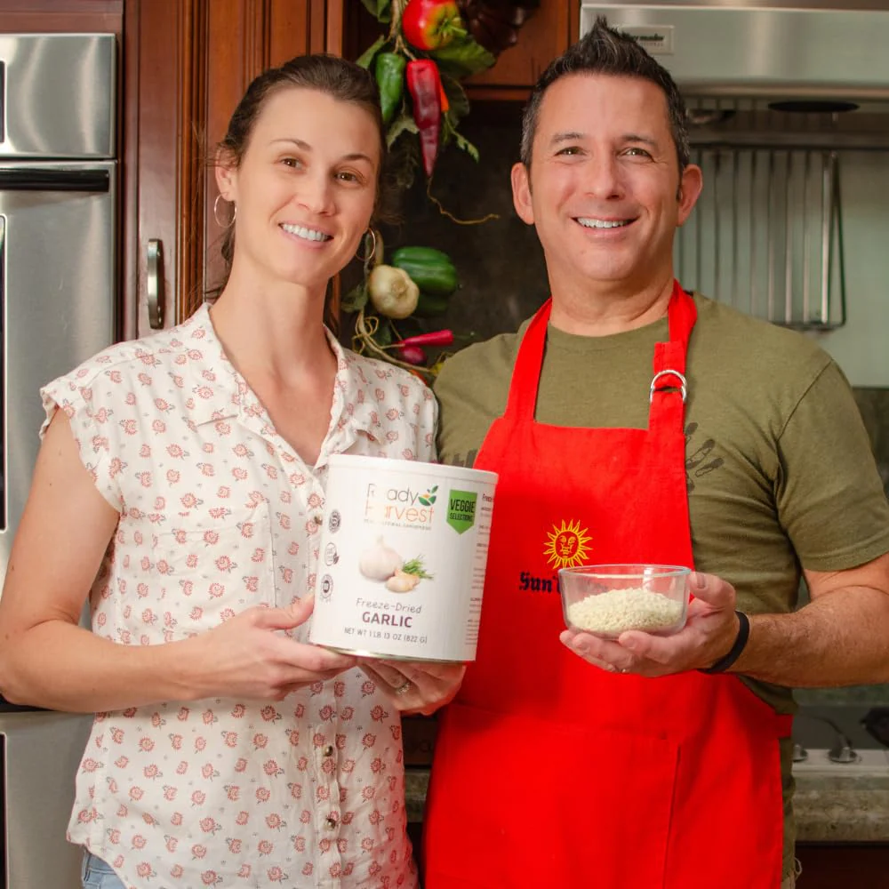 Ready Harvest Freeze-Dried Garlic - 25 Year Shelf Life - #10 Can - Image 4