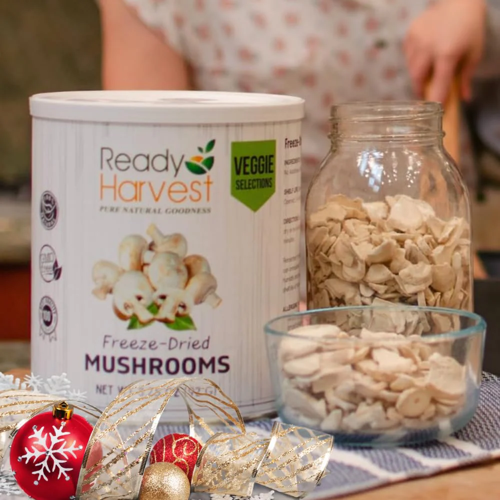 Ready Harvest Freeze-Dried Mushrooms - #10 Can - Image 5