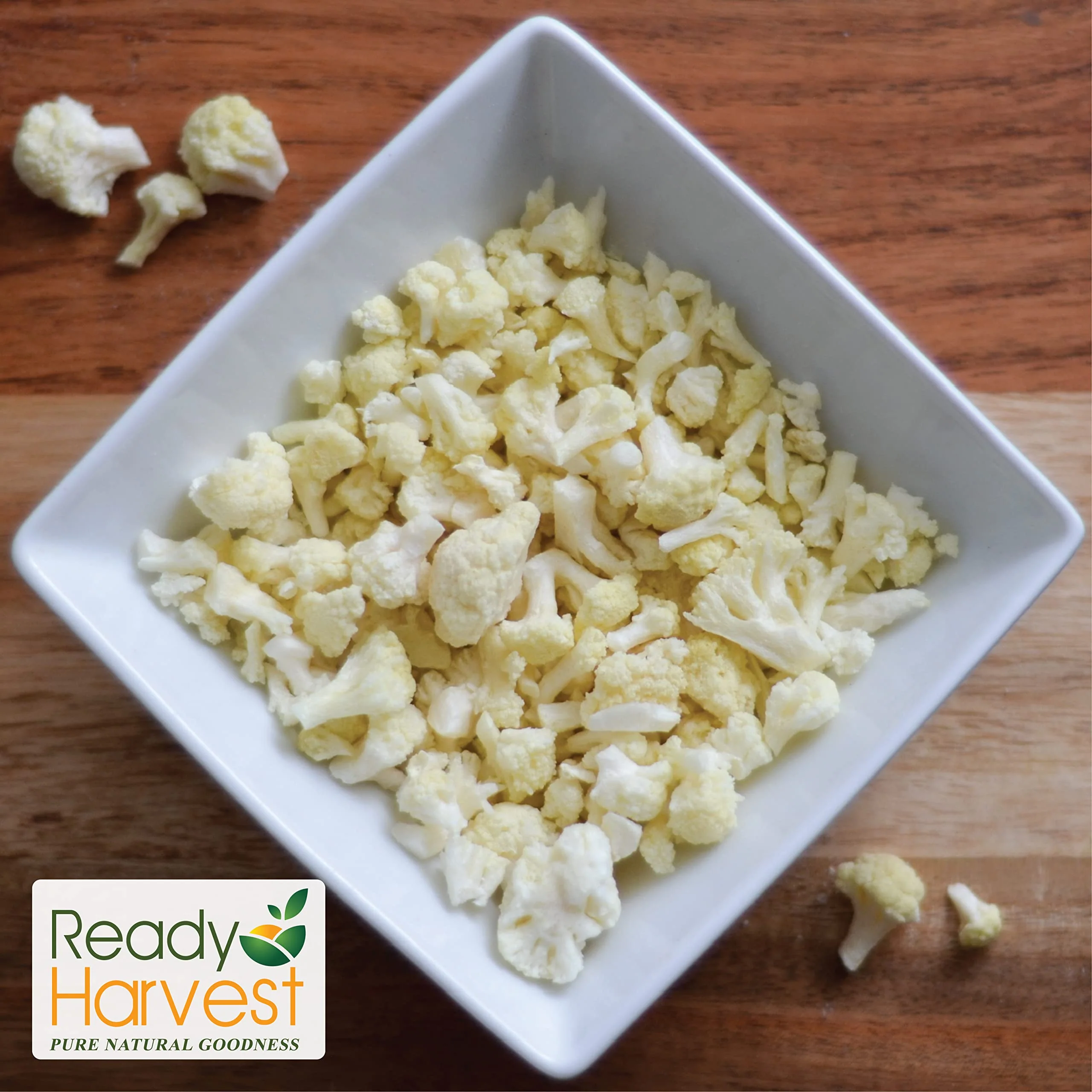 Ready Harvest Freeze-Dried Cauliflower - 30 Year Shelf Life - Six #10 Cans - Image 2