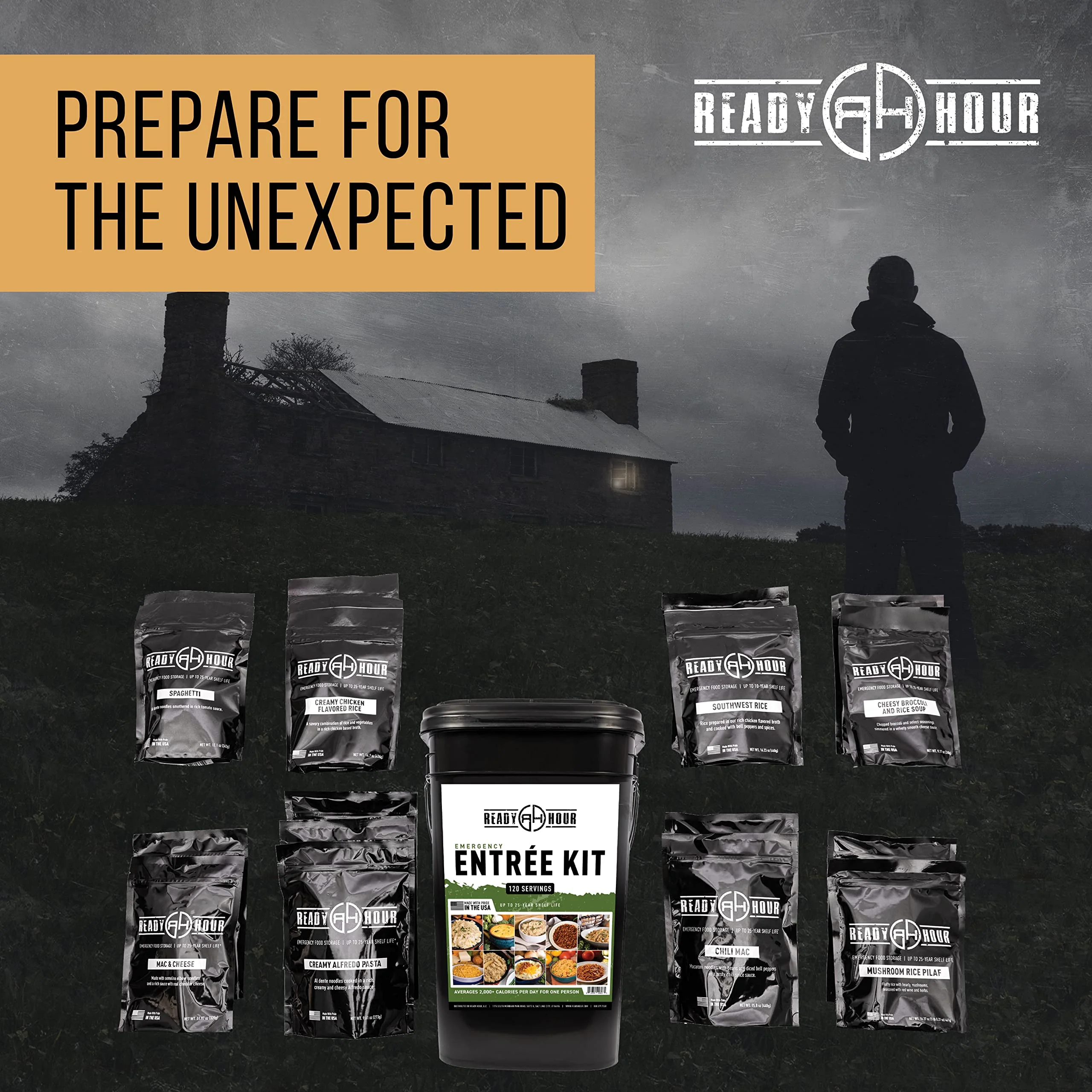 Ready Hour Emergency Meal Entrées Pail - 120 Servings - Image 3