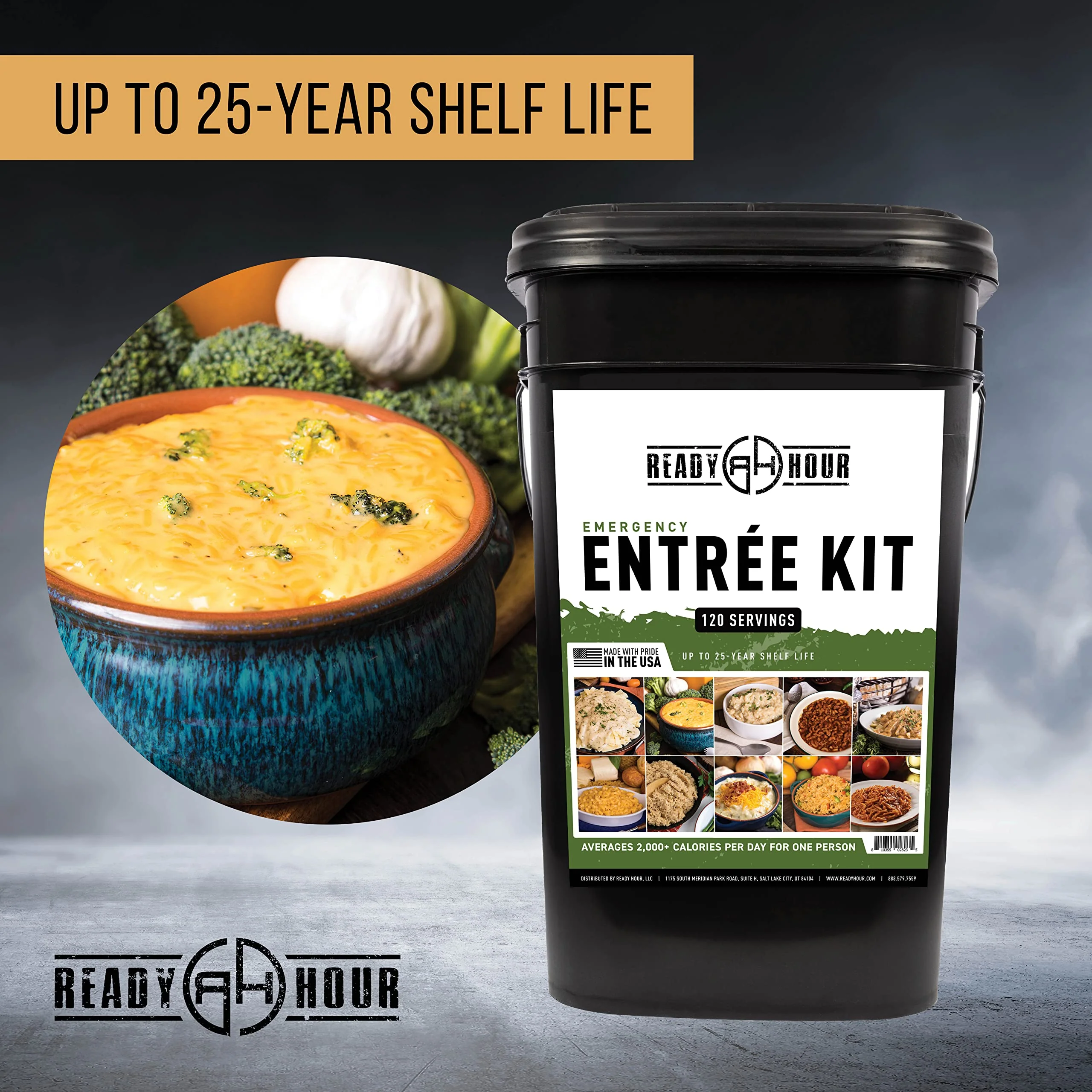 Ready Hour Emergency Meal Entrées Pail - 120 Servings - Image 5