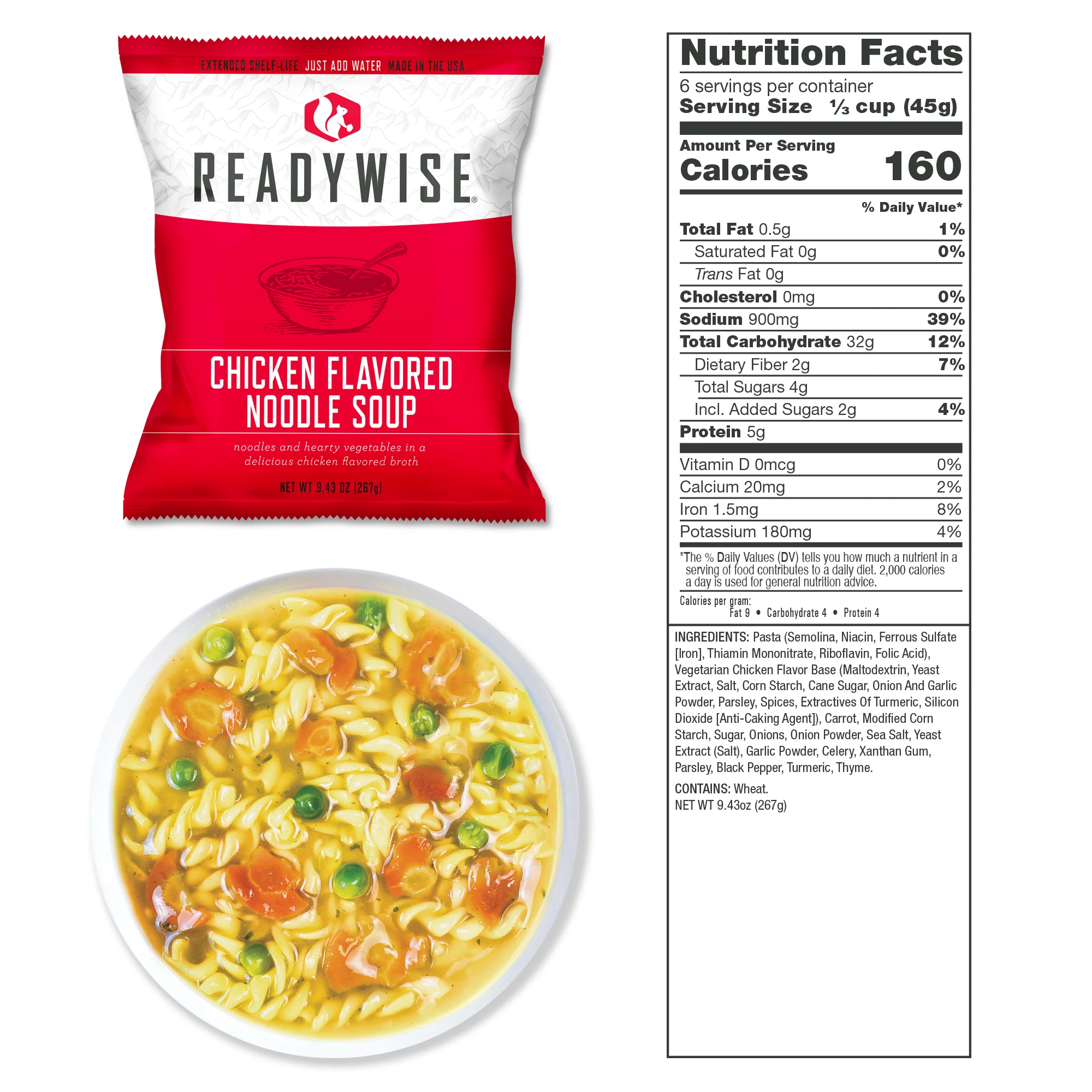 ReadyWise - 1080 Serving Package - 186 lbs - Includes: 6 - 120 Serving Entrée Buckets and 3 - 120 Serving Breakfast Buckets - Image 6