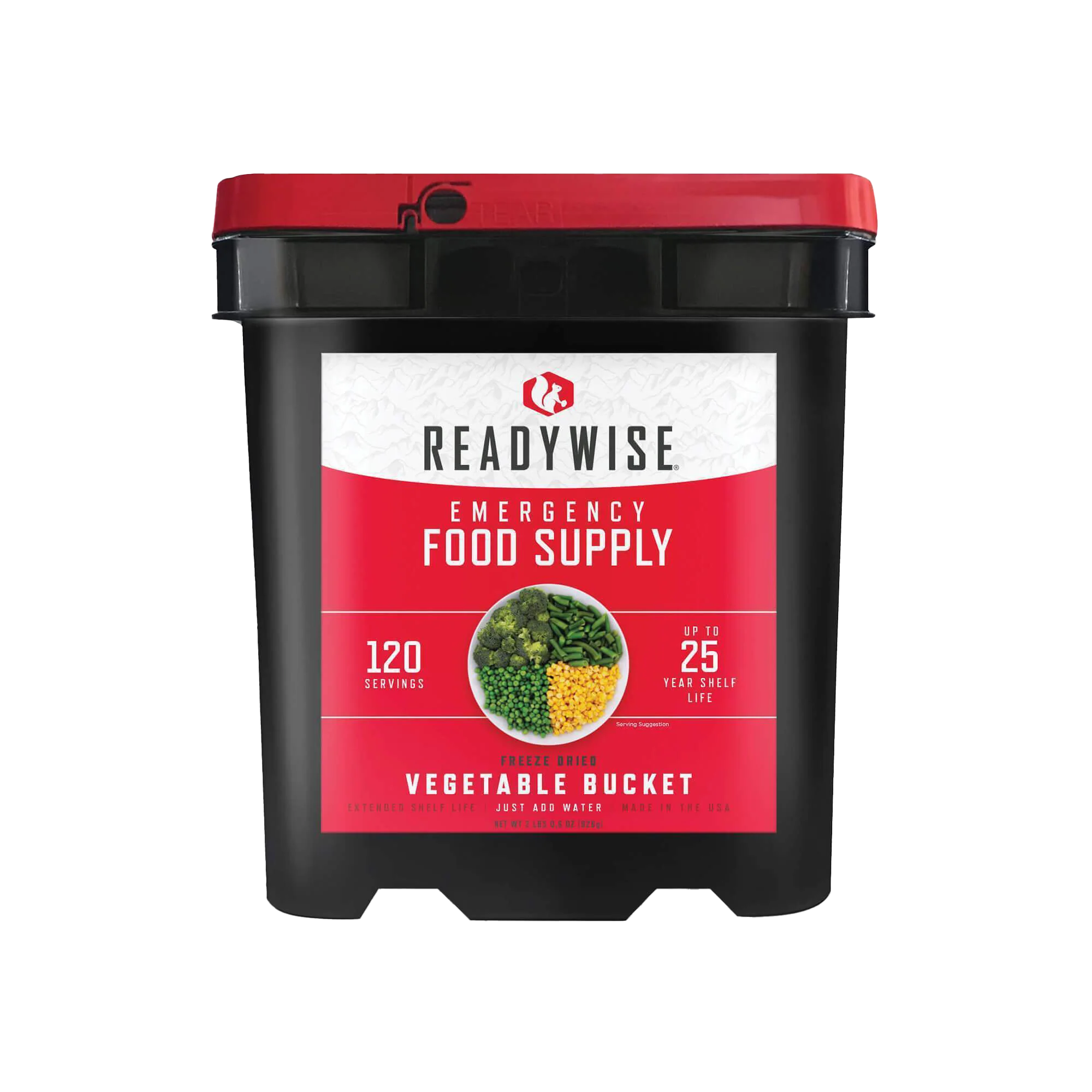 ReadyWise - 120 Serving Freeze-Dried Vegetable Bucket