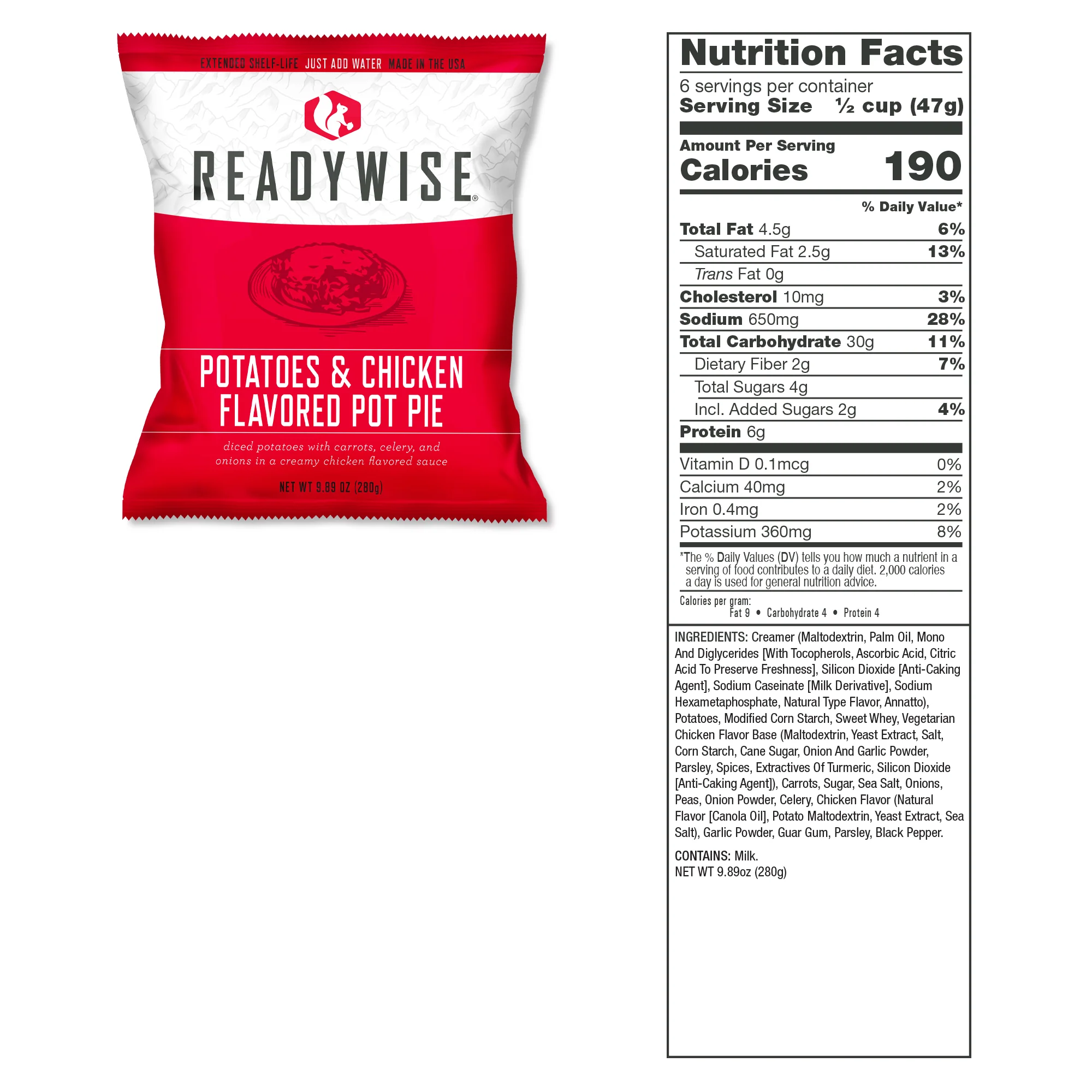 ReadyWise - 1440 Serving Package - 240 lbs - Includes: 6 - 120 Serving Entrée Buckets and 6 - 120 Serving Breakfast Buckets - Image 13