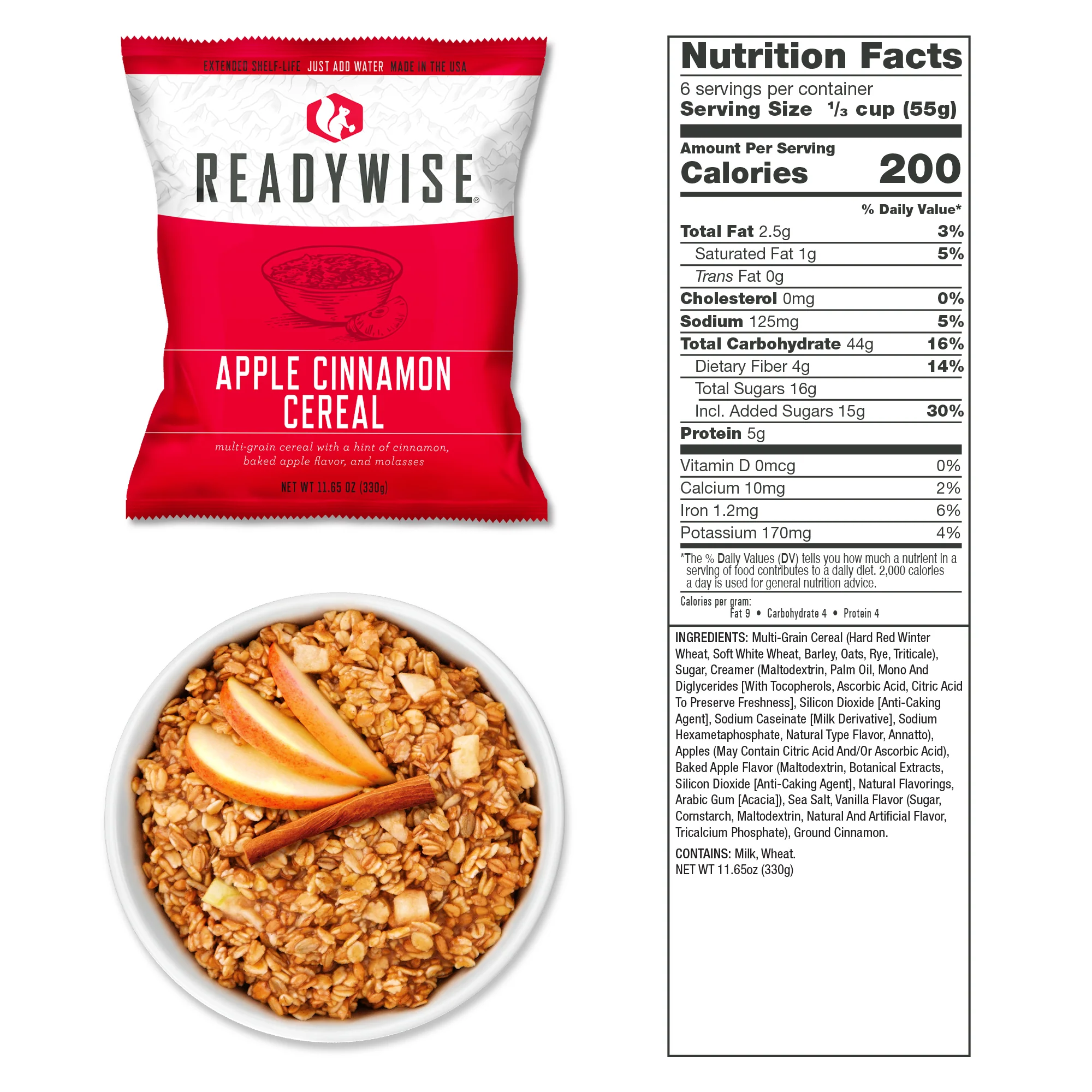 ReadyWise - 360 Serving Package - (3 buckets) 2 Entrée and 1 Breakfast - Image 2