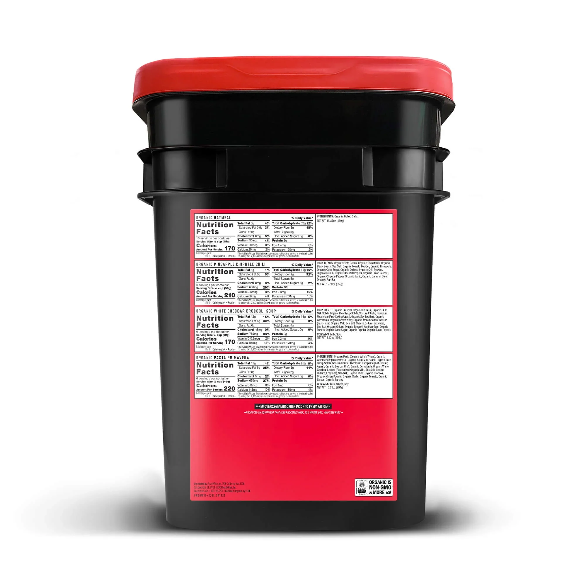 ReadyWise - 90 Serving Organic Bucket - Image 2