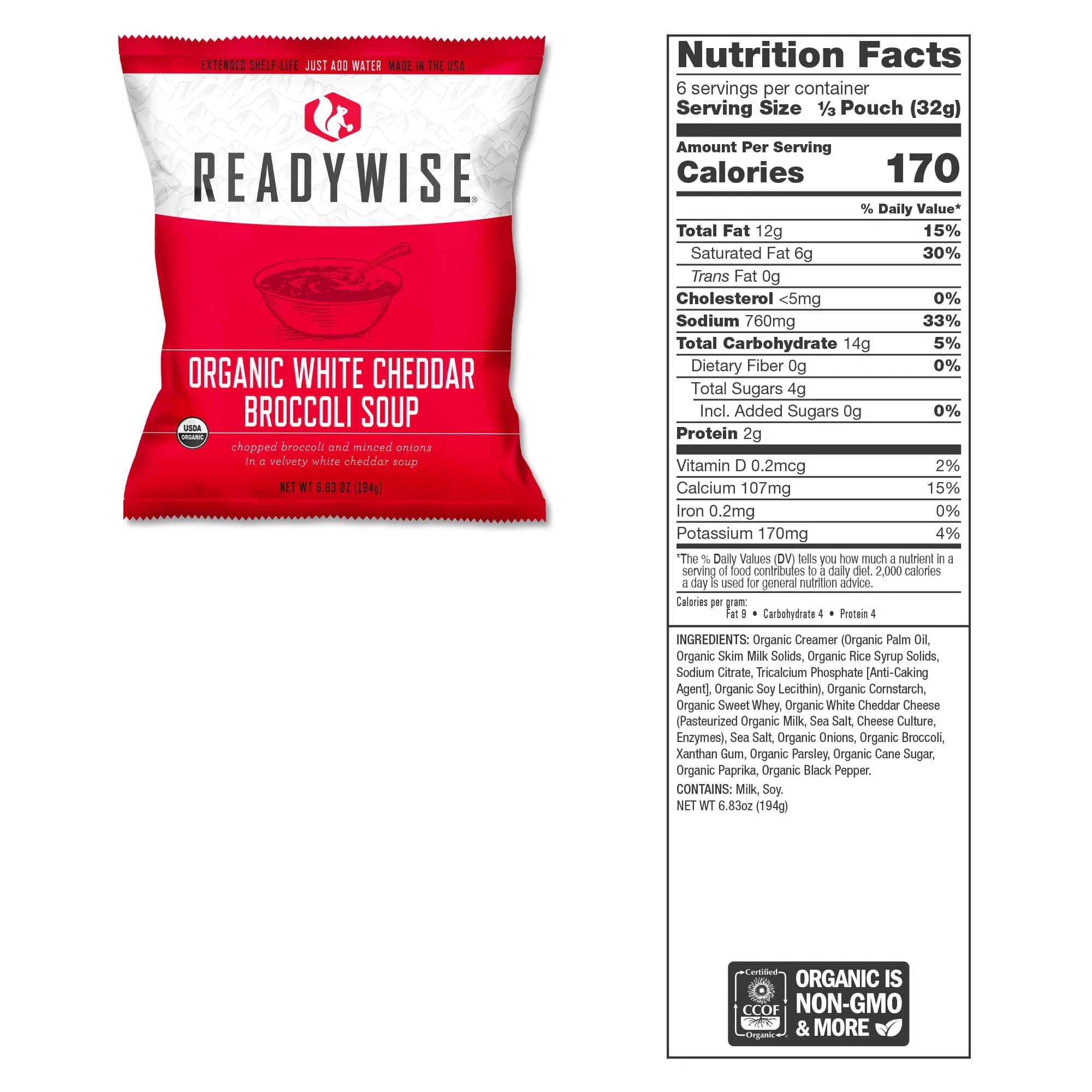 ReadyWise - 90 Serving Organic Bucket - Image 6