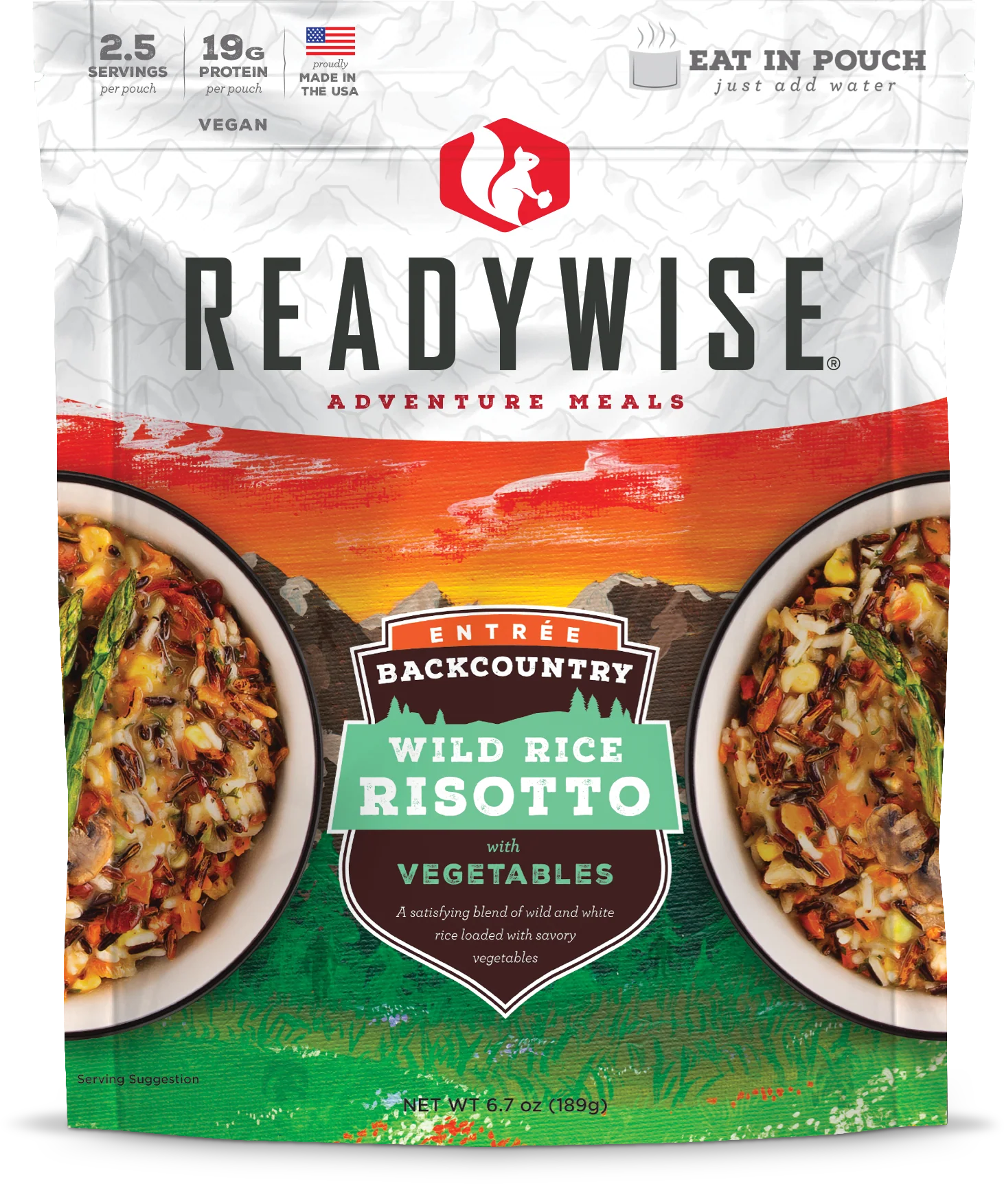 ReadyWise - Backcountry Wild Rice Risotto with Vegetables - 6 Pack - Image 2