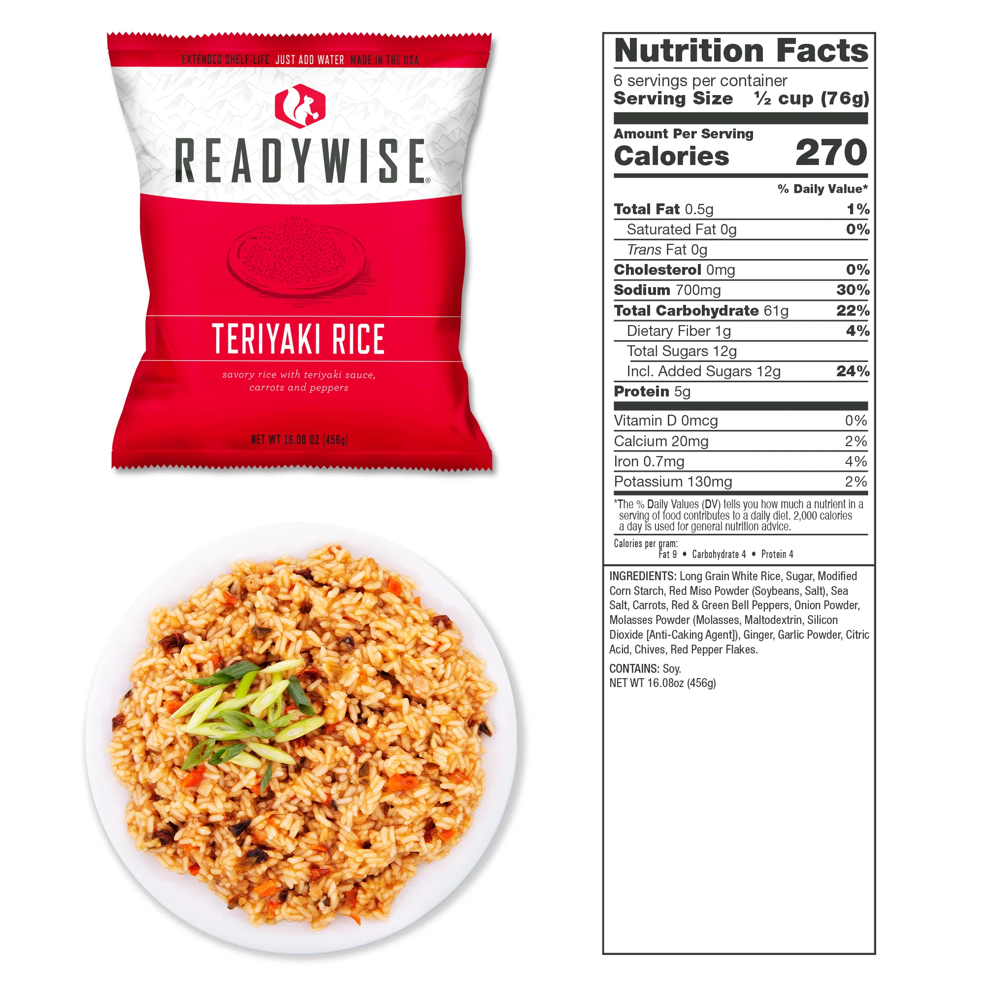 ReadyWise - 84 Serving Breakfast and Entrée Grab and Go Food Kit - Image 10