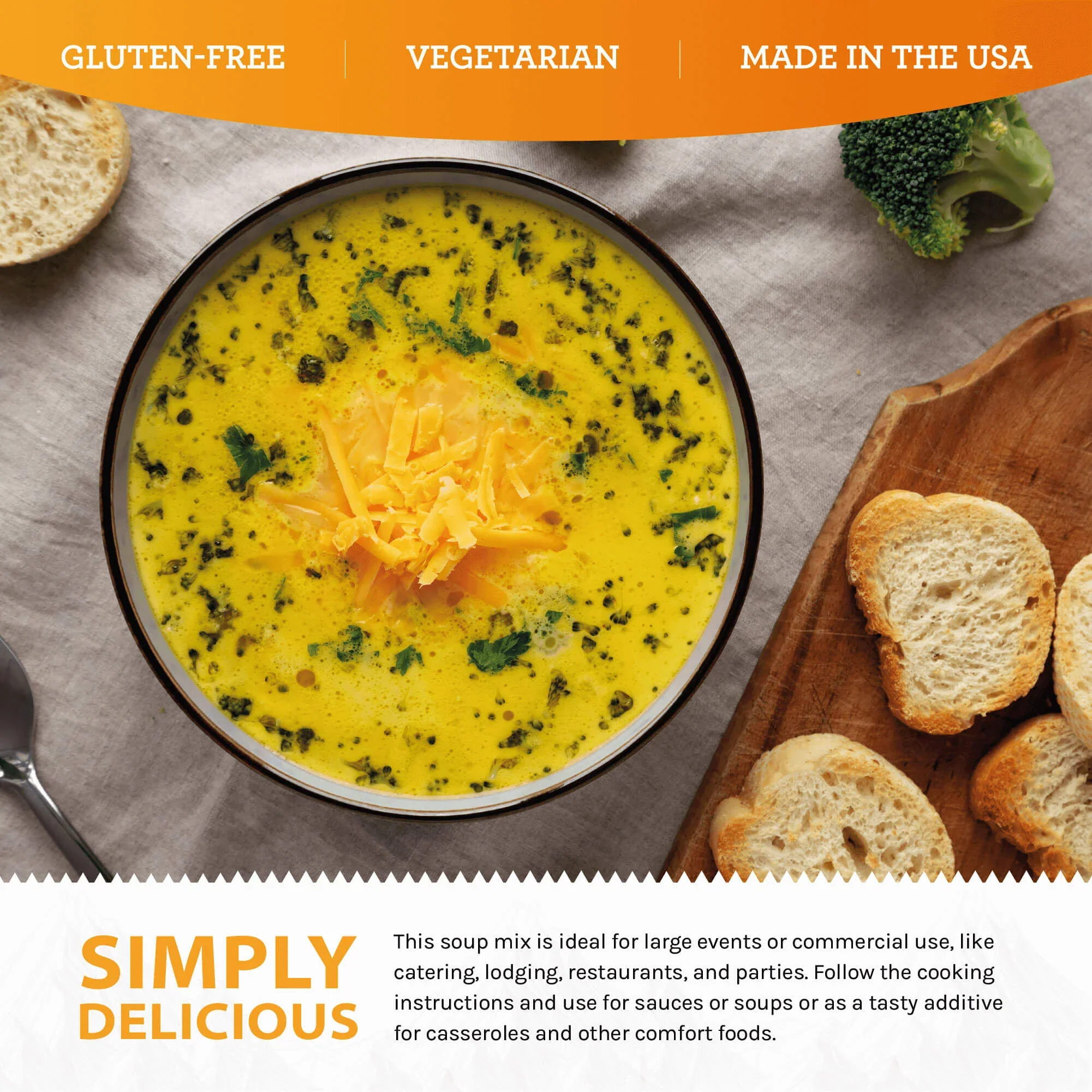 ReadyWise - Cheddar Broccoli Soup - 6 Pack - Image 4