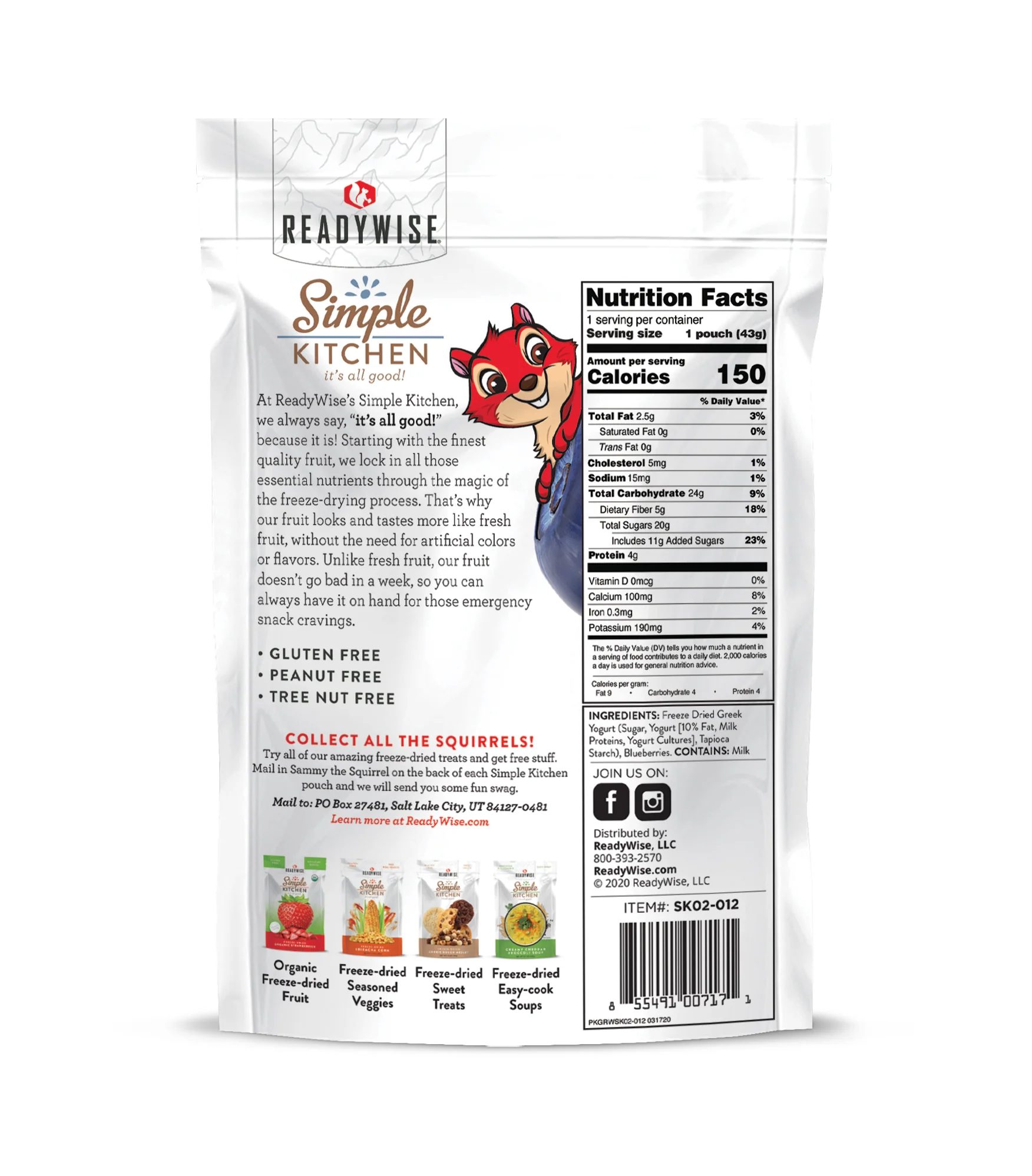 ReadyWise - Simple Kitchen Blueberries & Yogurt - 6 Pack - Image 3