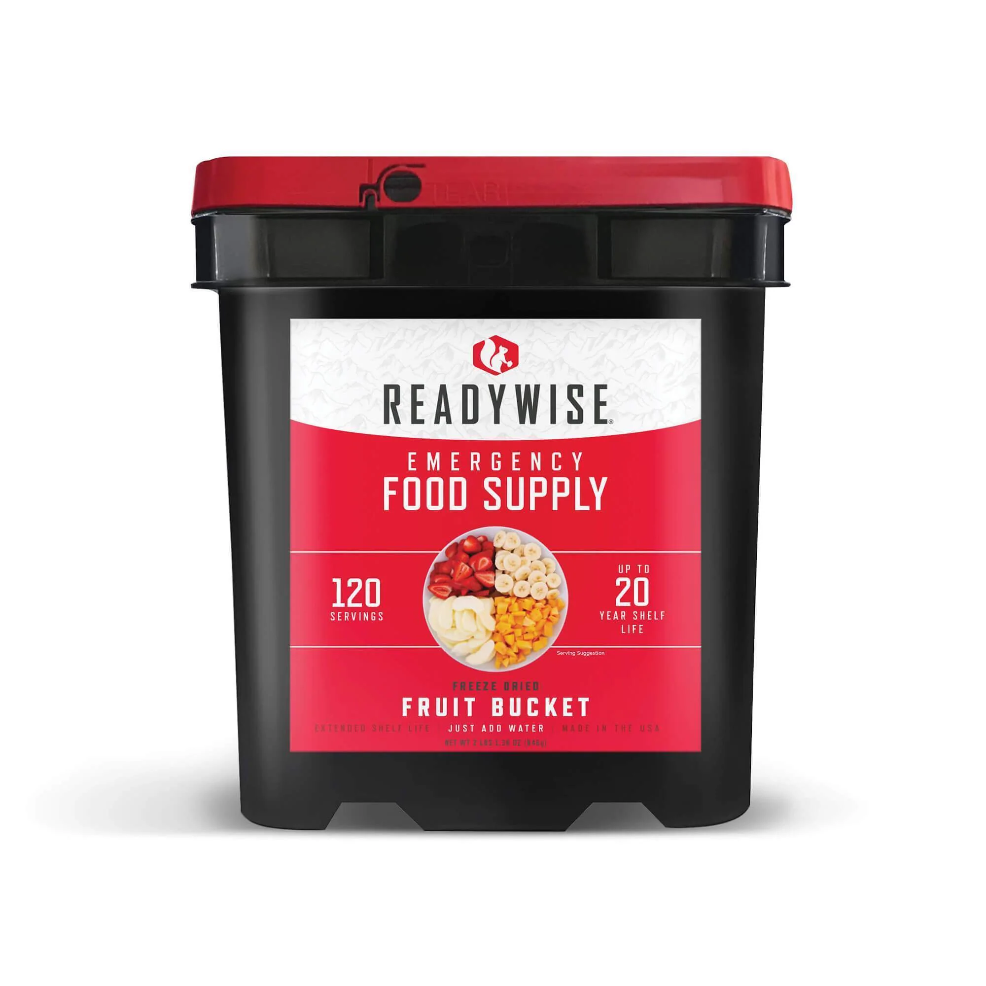 ReadyWise - 120 Serving Freeze Dried Fruit Bucket - 2 Pack - Image 2
