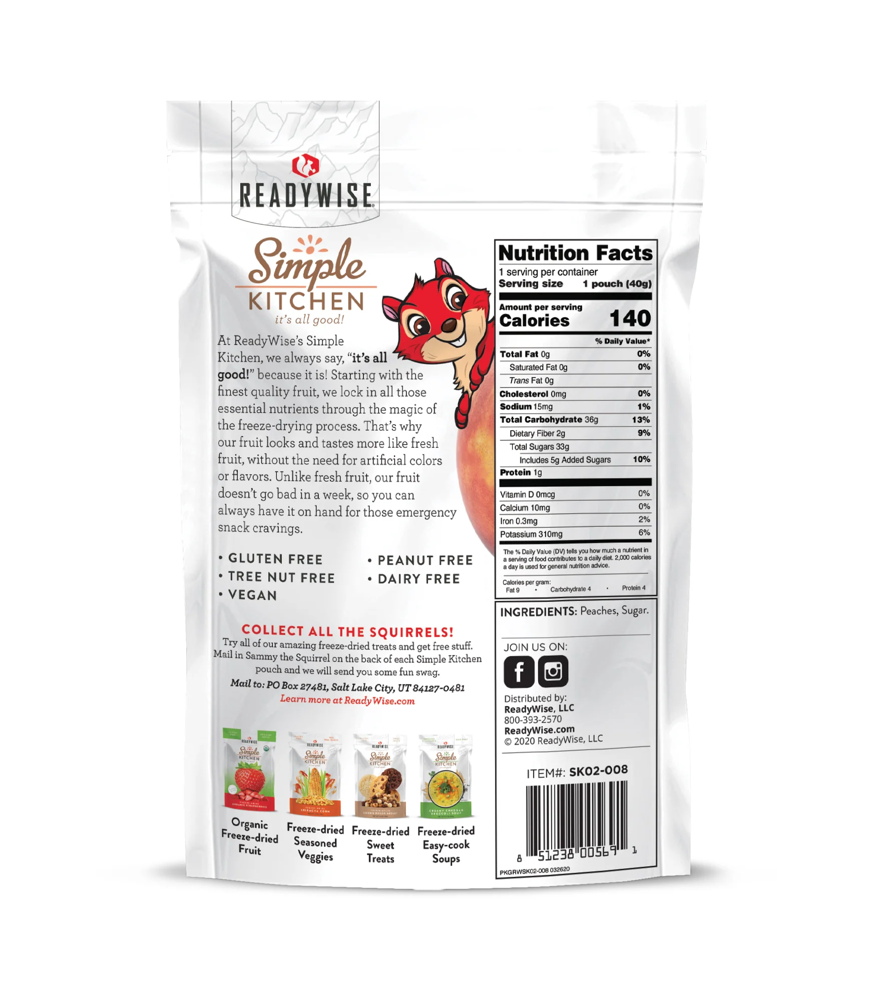 ReadyWise - Simple Kitchen Peaches - 6 Pack - Image 3