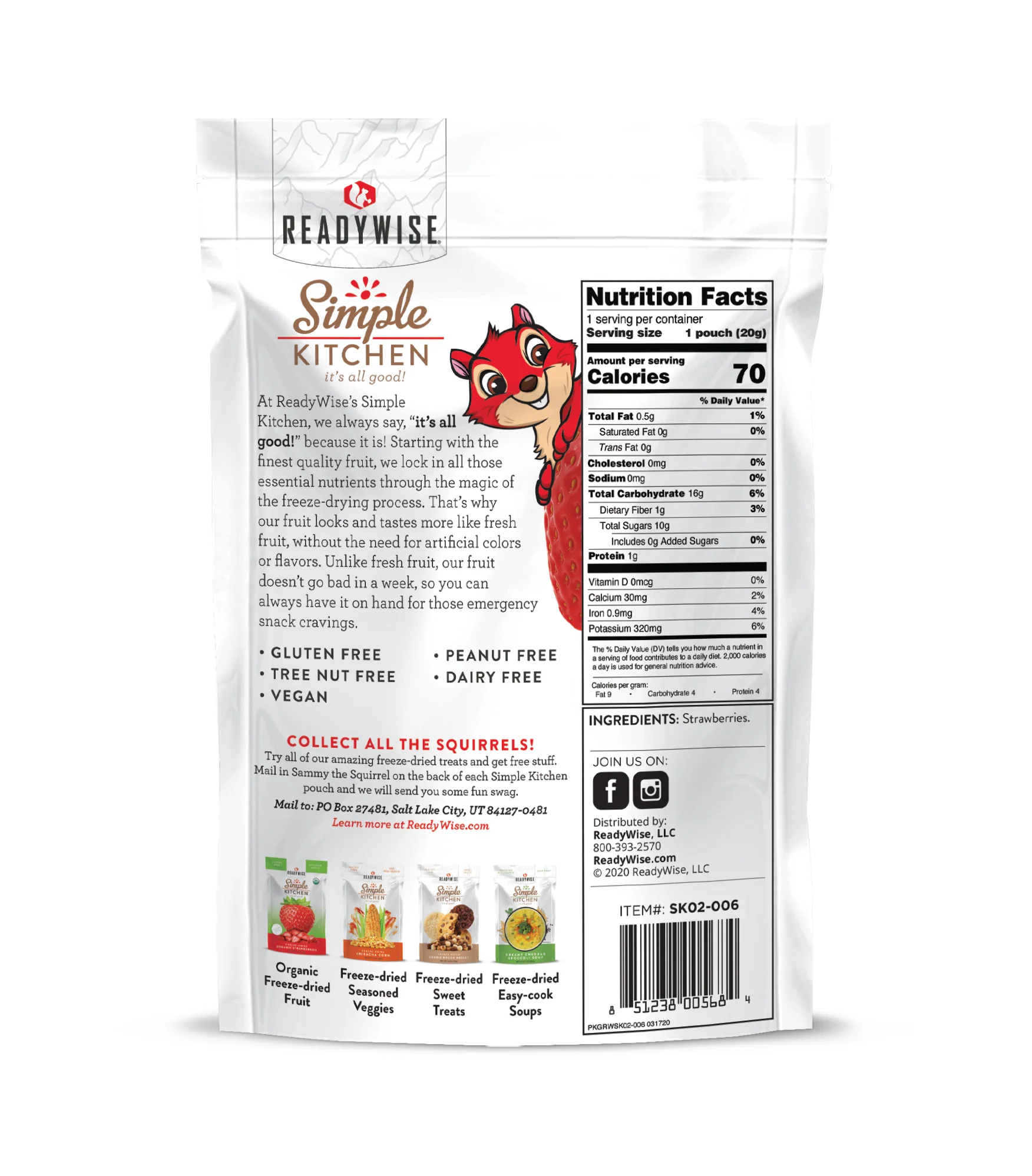ReadyWise - Simple Kitchen Strawberries - 6 Pack - Image 3