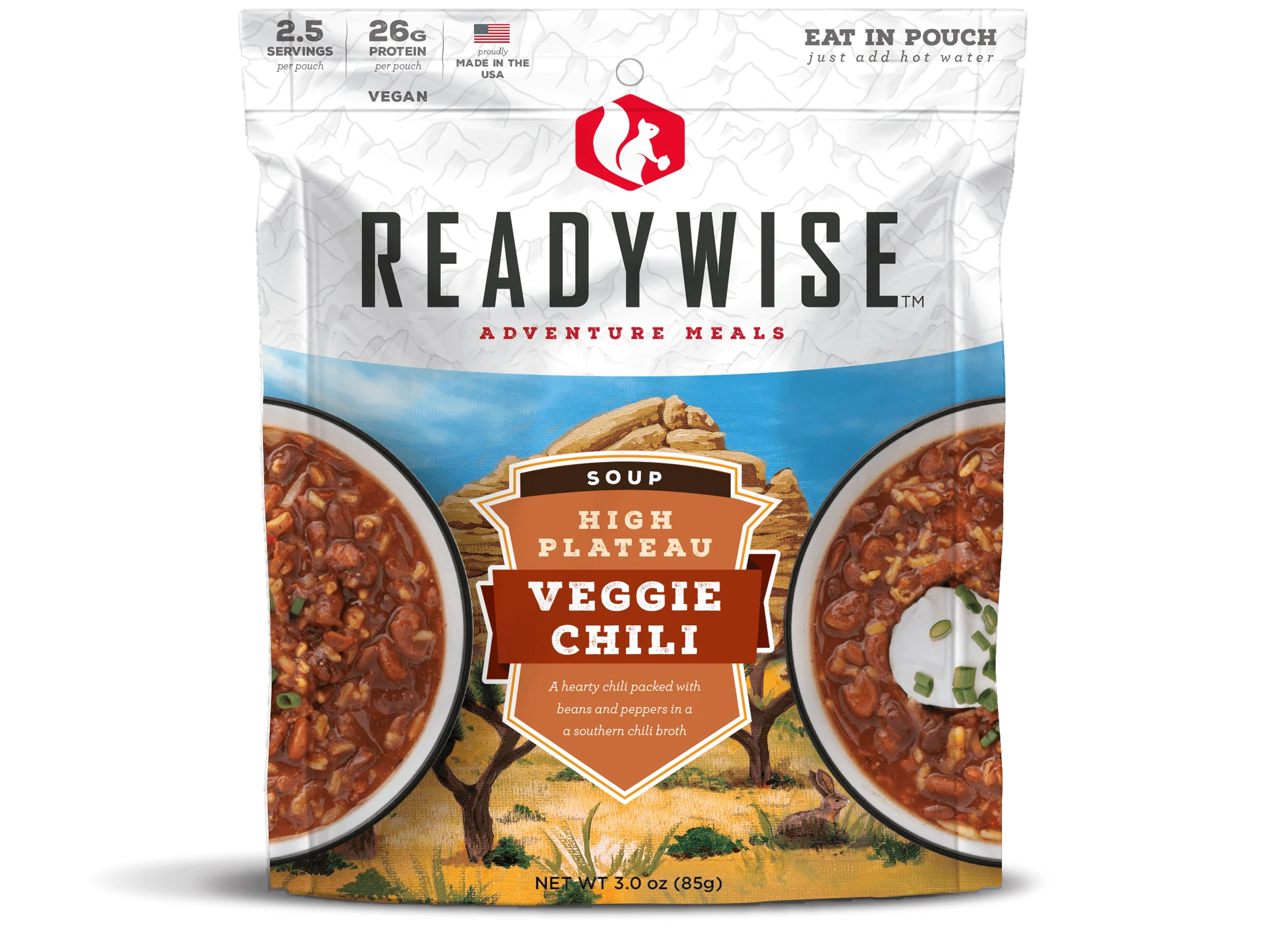 ReadyWise - High Plateau Veggie Chili Soup - 6 Pack - Image 2