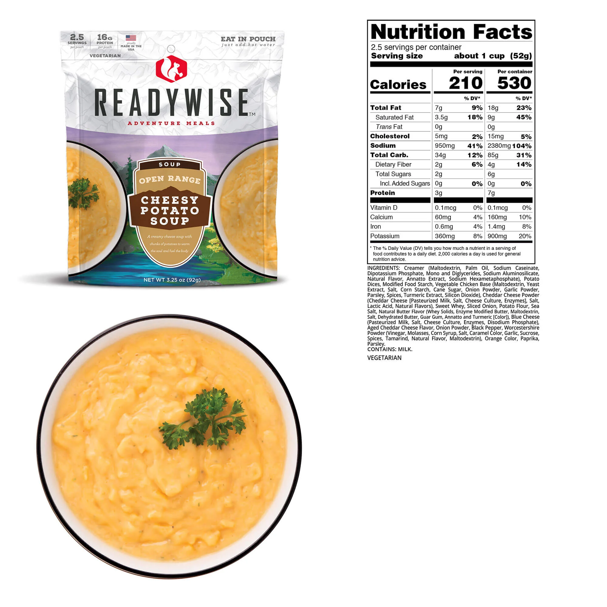 ReadyWise - Open Range Cheesy Potato Soup - 6 Pack - Image 3