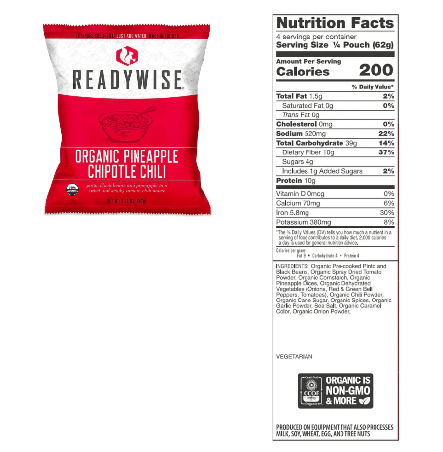 ReadyWise - 90 Serving Organic Bucket - Image 3