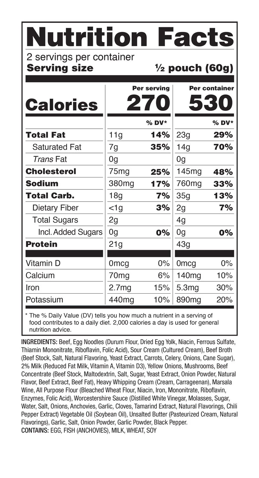 ReadyWise - Pro Adventure Meal Beef Stroganoff with Mushroom Cream Sauce - 6 Pack - Image 5