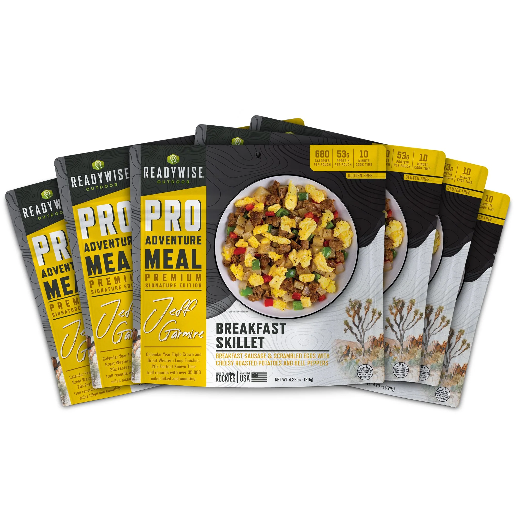 ReadyWise - Pro Adventure Meal Breakfast Skillet - 6 Pack