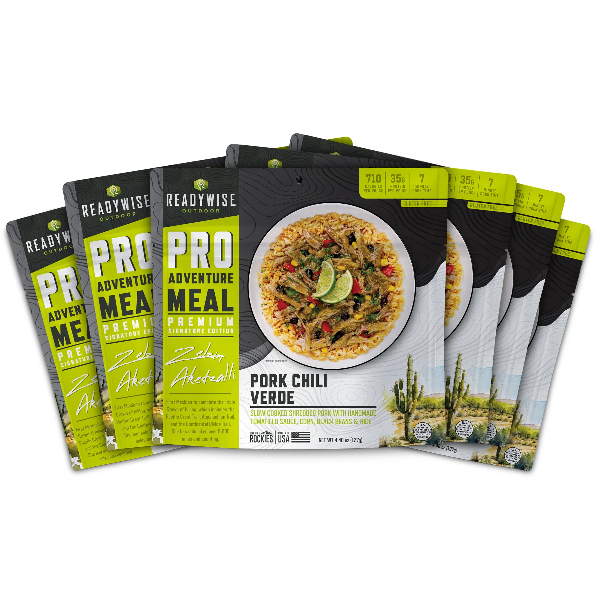ReadyWise - Pro Adventure Meal Pork Chile Verde - 6 Pack