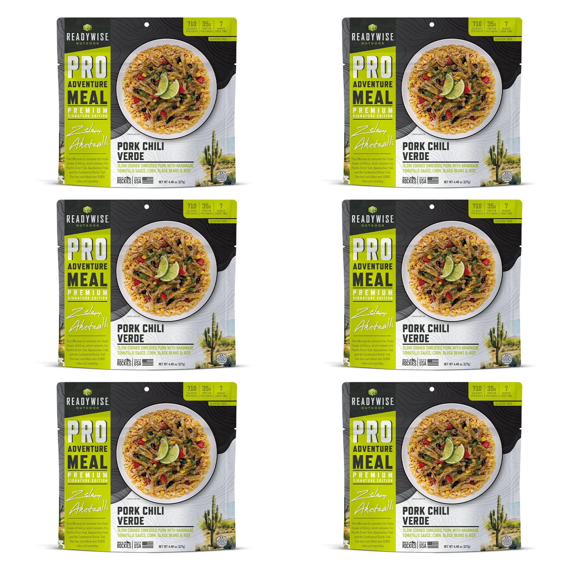 ReadyWise - Pro Adventure Meal Pork Chile Verde - 6 Pack - Image 2