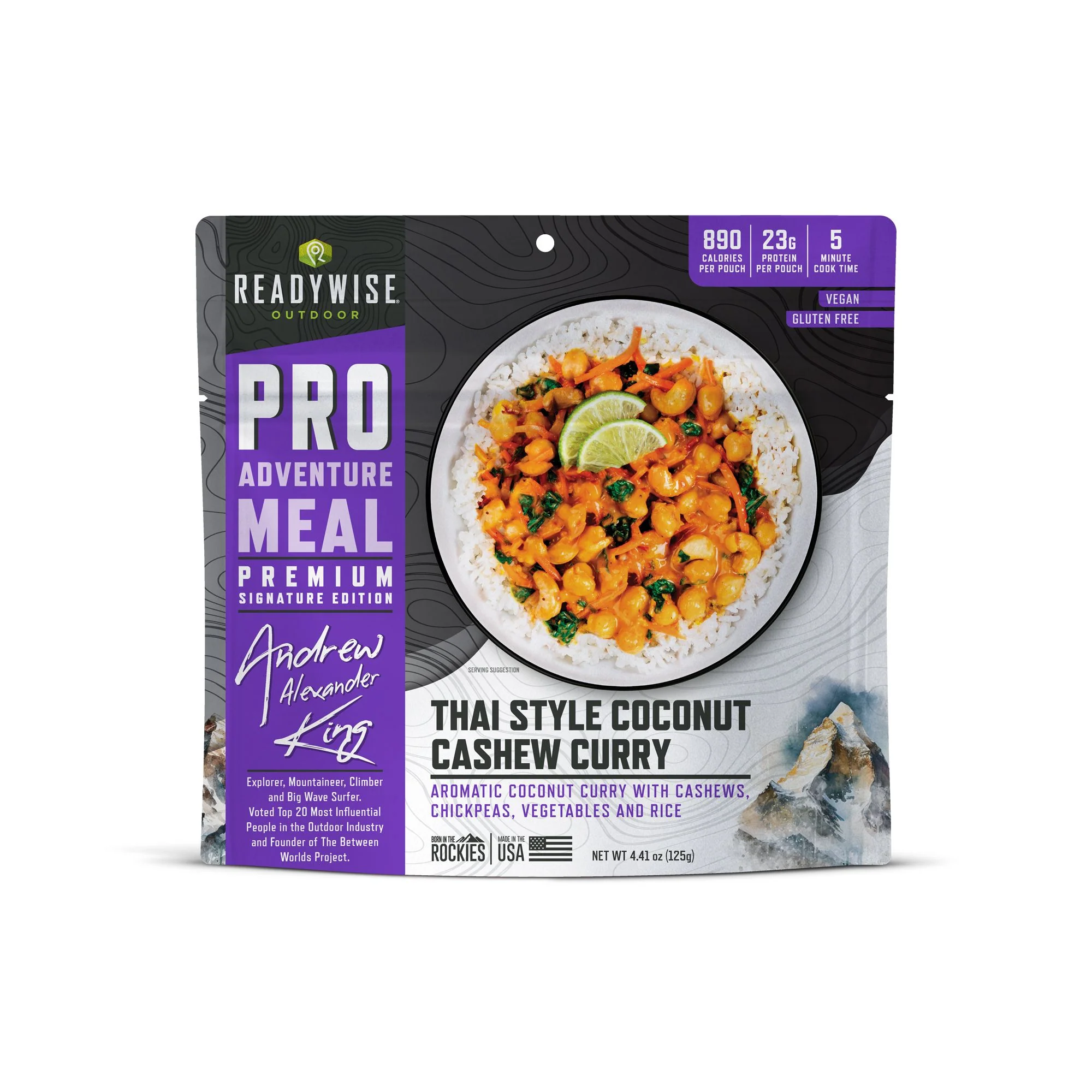 ReadyWise - Pro Adventure Meal Thai Coconut Cashew Curry - 6 Pack - Image 3