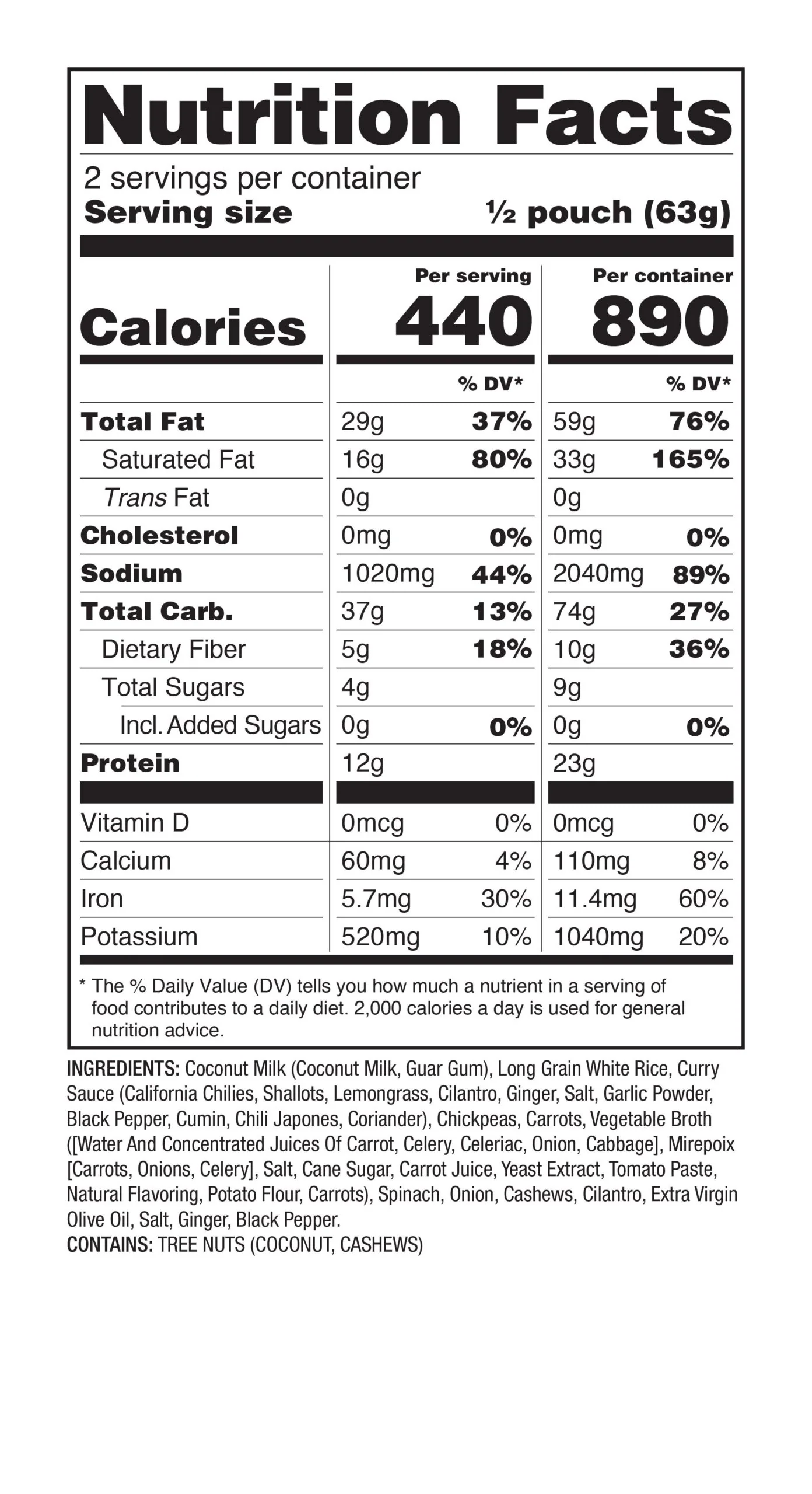 ReadyWise - Pro Adventure Meal Thai Coconut Cashew Curry - 6 Pack - Image 5