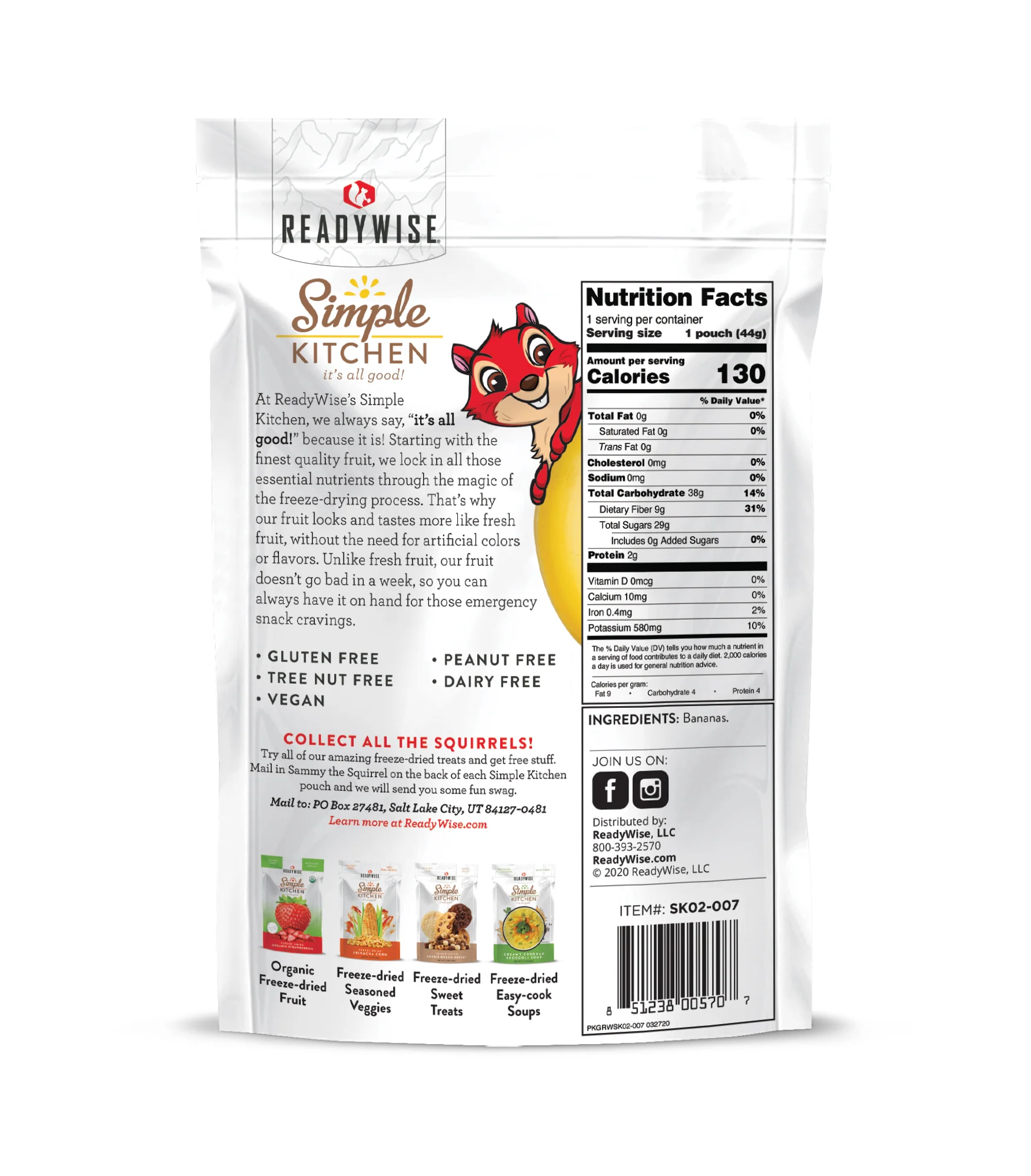 ReadyWise - Simple Kitchen Bananas - 6 Pack - Image 3
