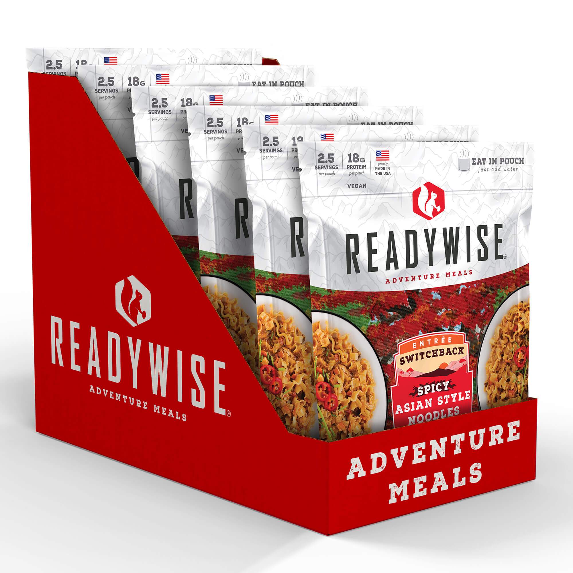ReadyWise - Switchback Spicy Asian Style Noodles - 6 Pack - Image 2