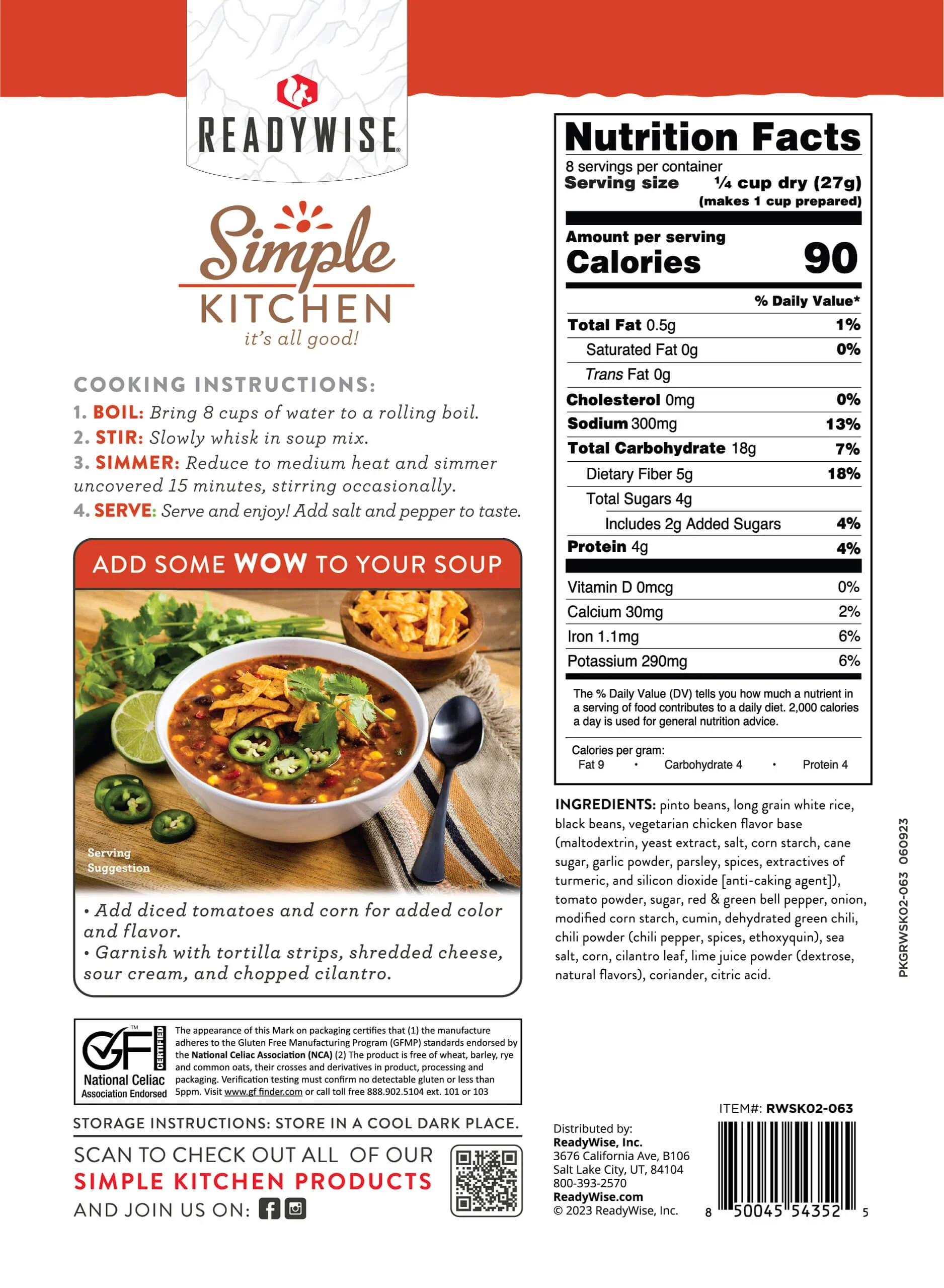 ReadyWise - Tortilla Soup - 6 Pack - Image 2