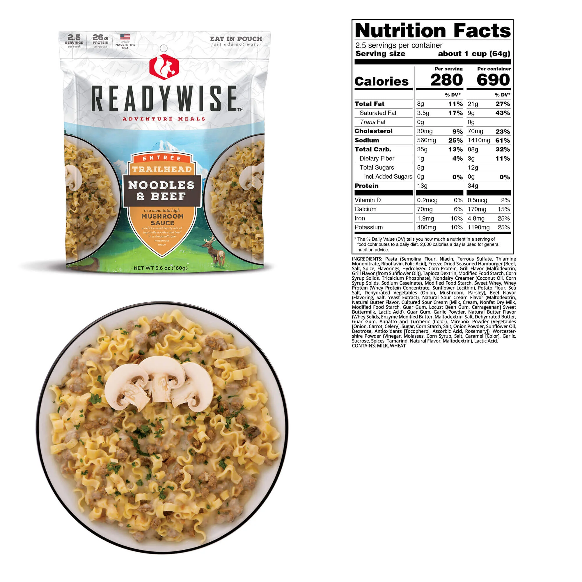 ReadyWise - Trailhead Noodles & Beef - 6 Pack - Image 3