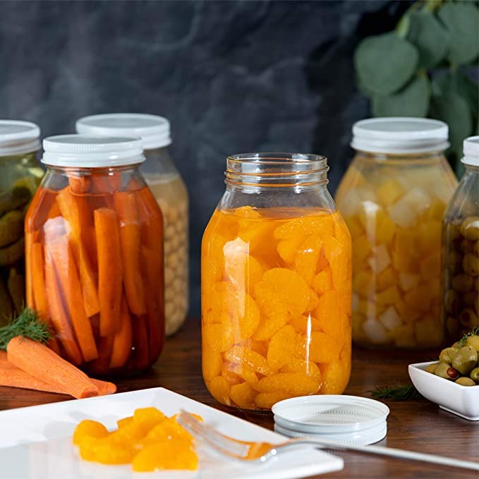 12 oz Regular-Mouth Glass Mason Canning Jars - 12 Pack - Image 7