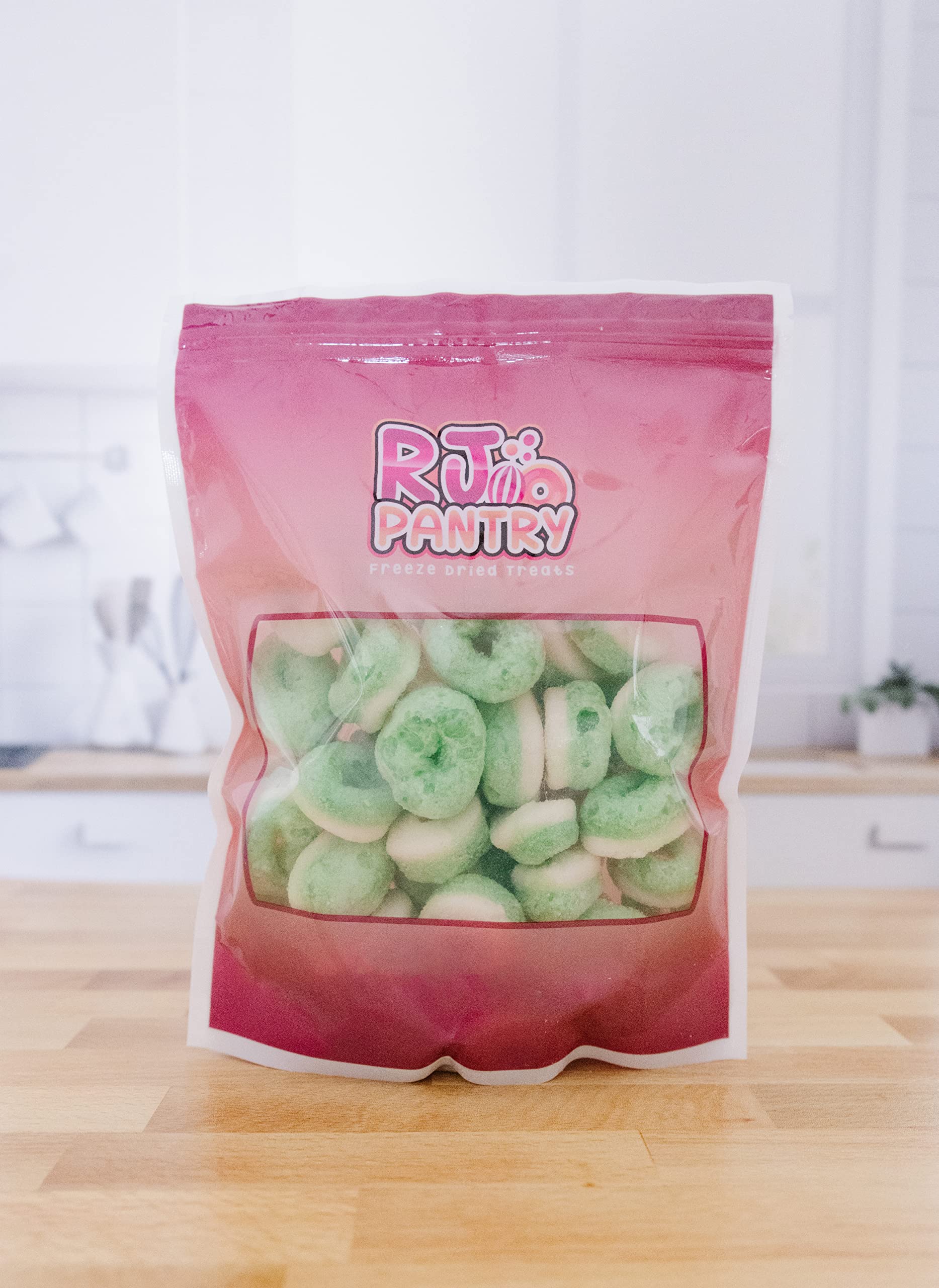RJ Pantry Freeze-Dried Candy Apple Rings -14 oz Bag - Image 6