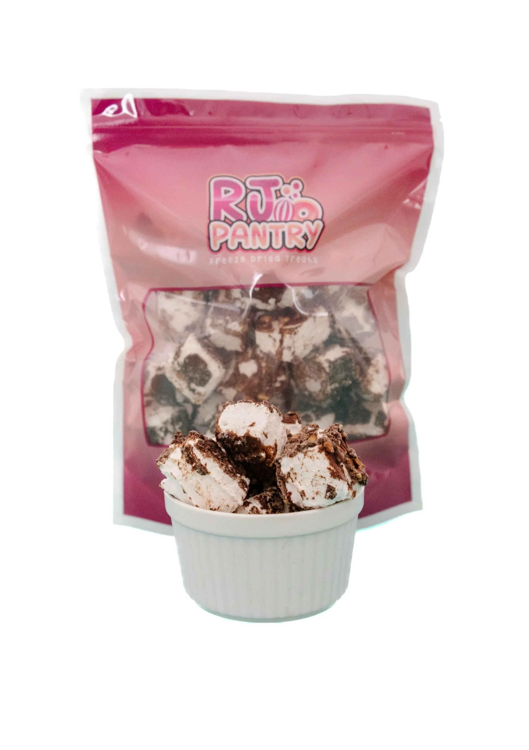RJ Pantry Freeze-Dried Candy Milk Chocolate Marshmallow Cashews - 6oz Pouch - Image 8