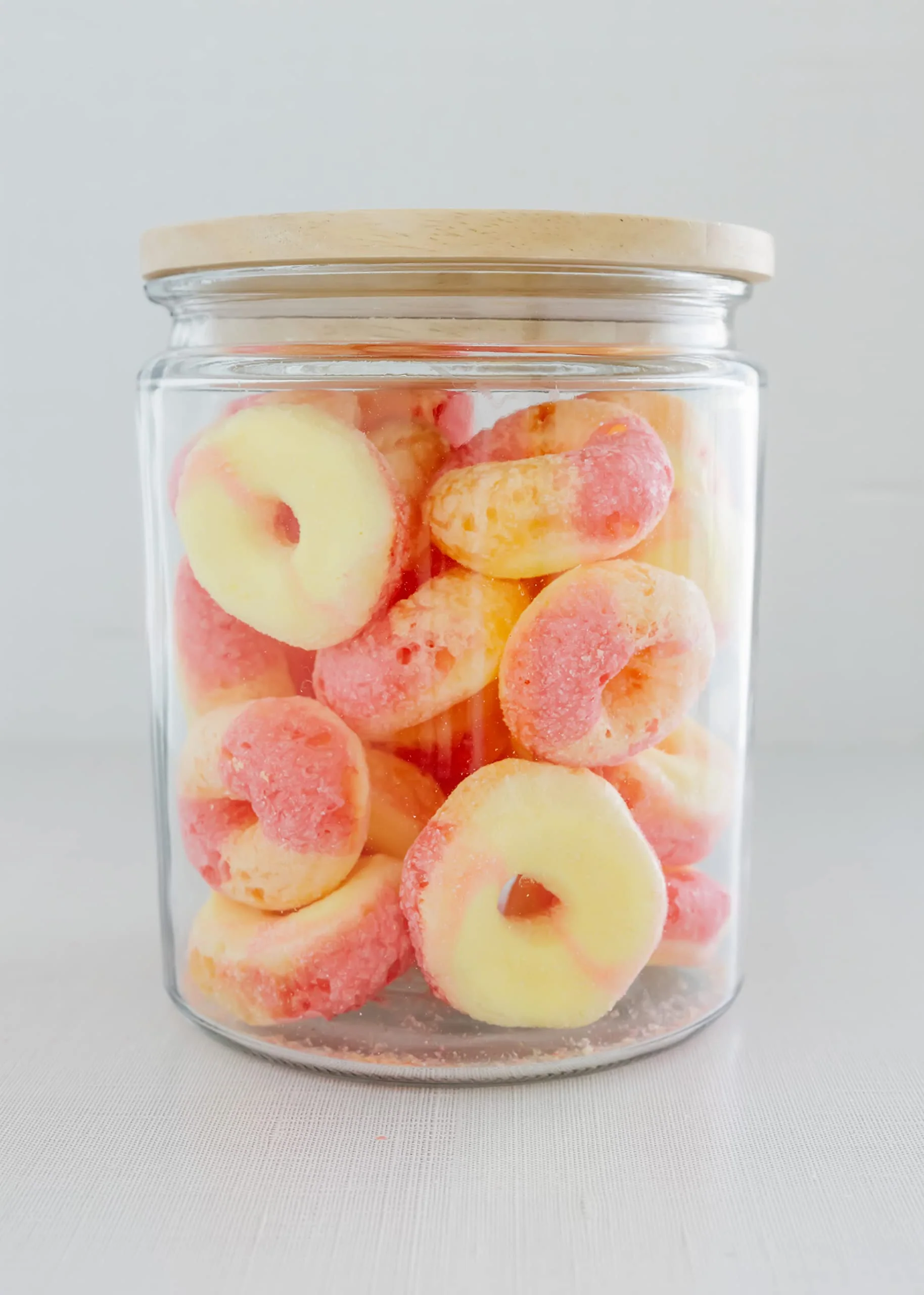 RJ Pantry Freeze-Dried Peach Rings Candy - 7oz bag - Image 8