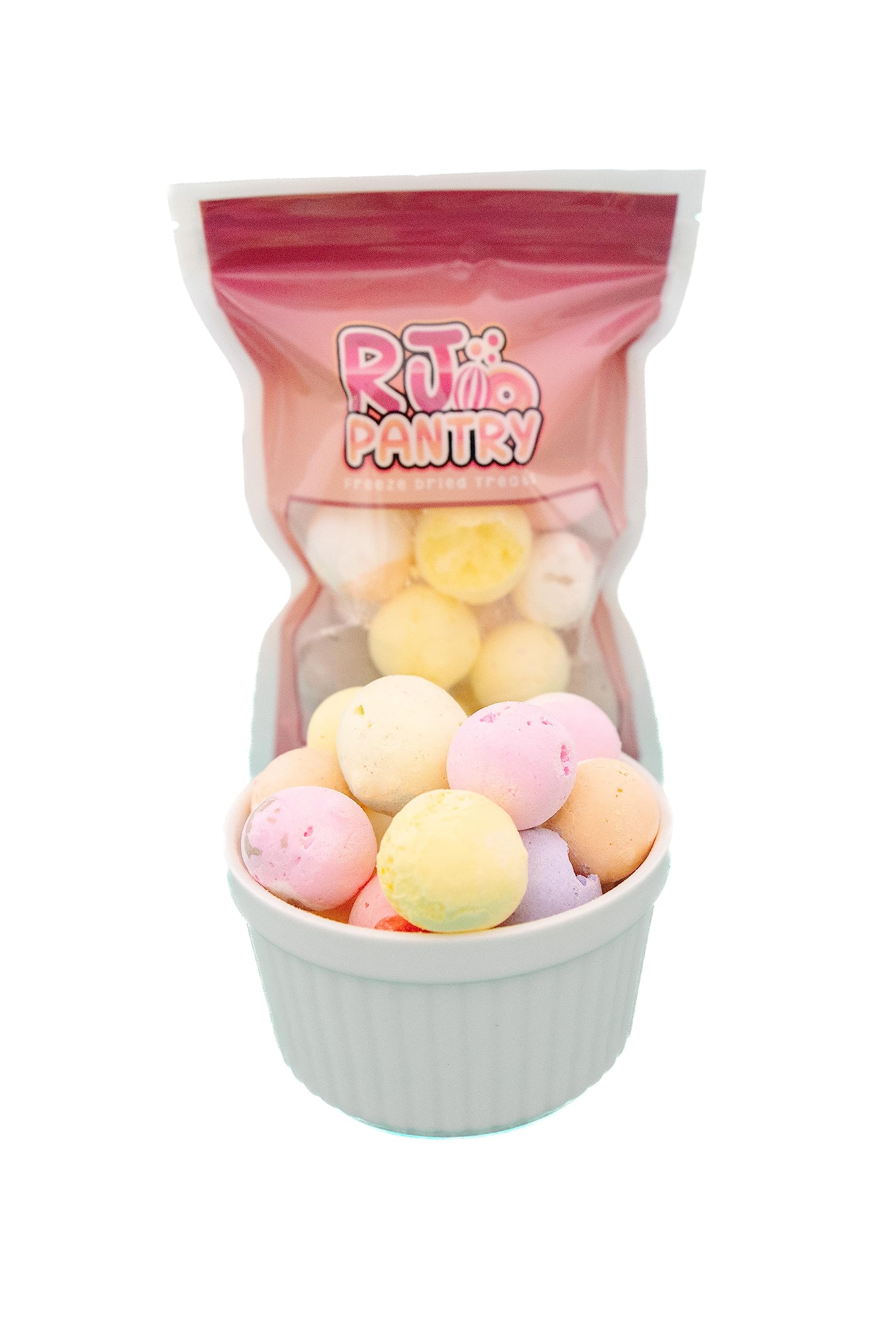 RJ Pantry Freeze-Dried Salt Water Taffy Candy - 1.5 oz Bag - (Mixed Flavors) - Image 3