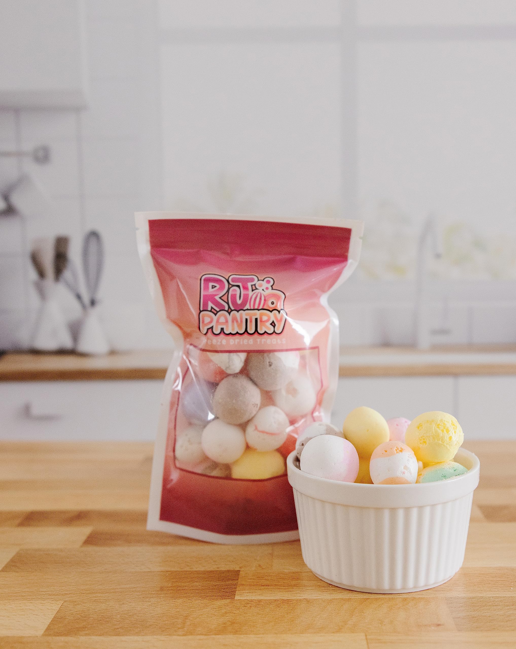 RJ Pantry Freeze-Dried Salt Water Taffy Candy - 1.5 oz Bags - Mix Flavors (2 Pack) - Image 5