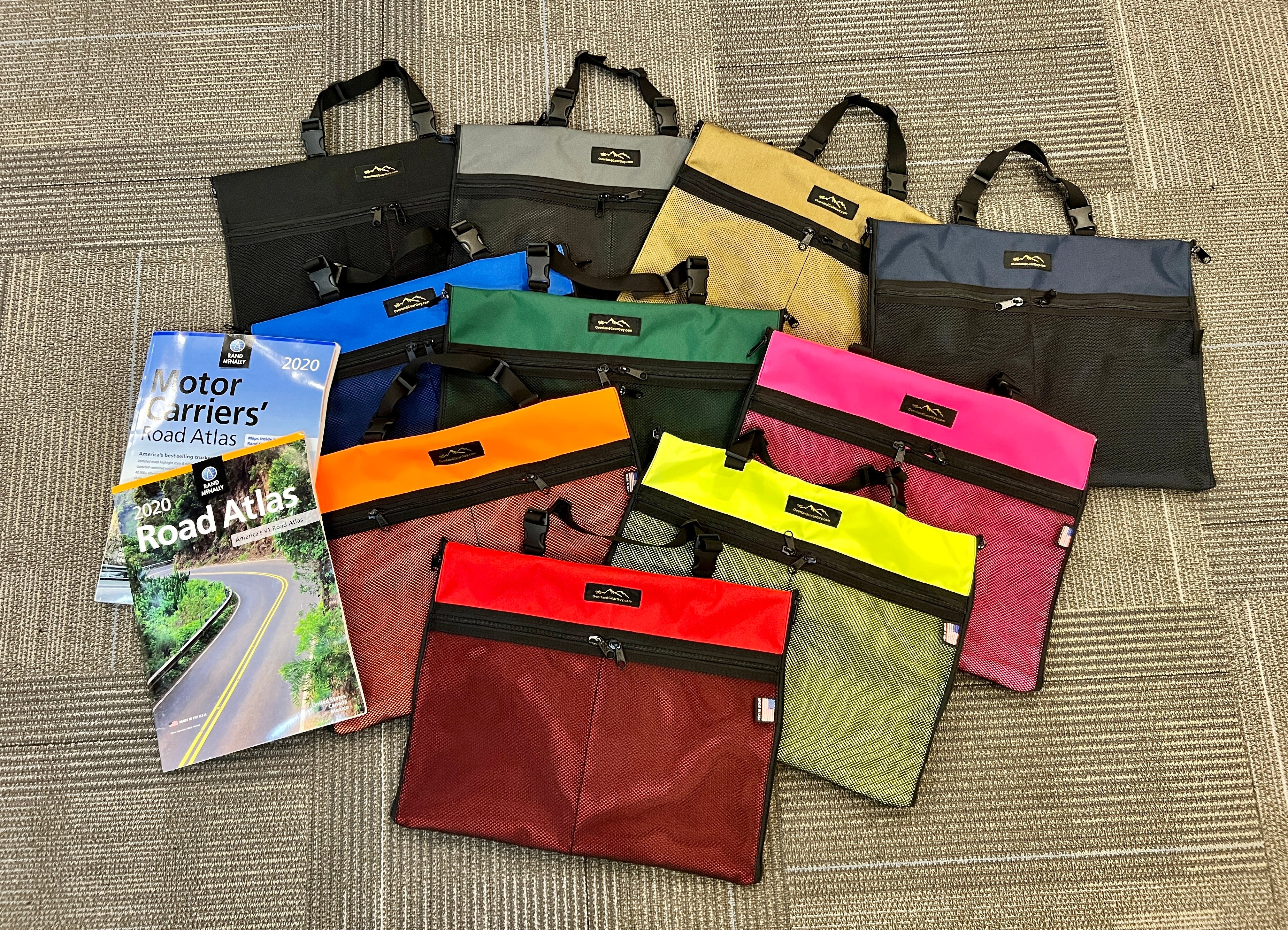 Road Atlas, Laptop/Tablet Seatback Pouch - Image 8