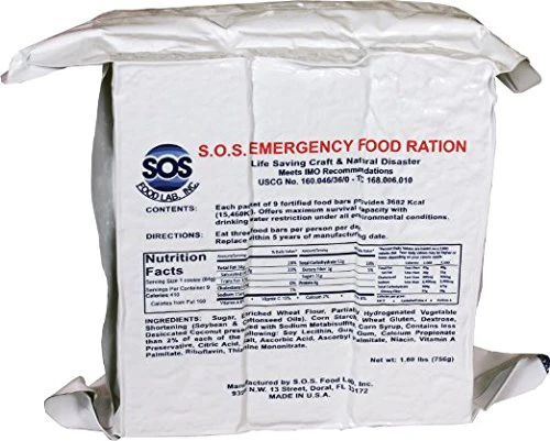 SOS Food Labs - Emergency Ration Bars Cinnamon and Coconut 3 Day / 72 Hour - 2 Pack - Image 4