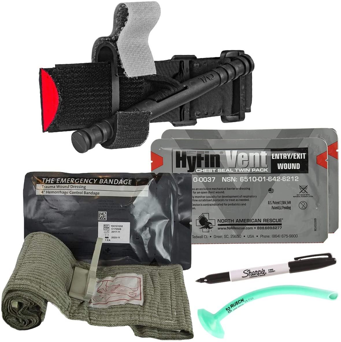 Scherber Intermediate First Responder Trauma Kit W/Bleeding Control - Fully Stocked - Image 2