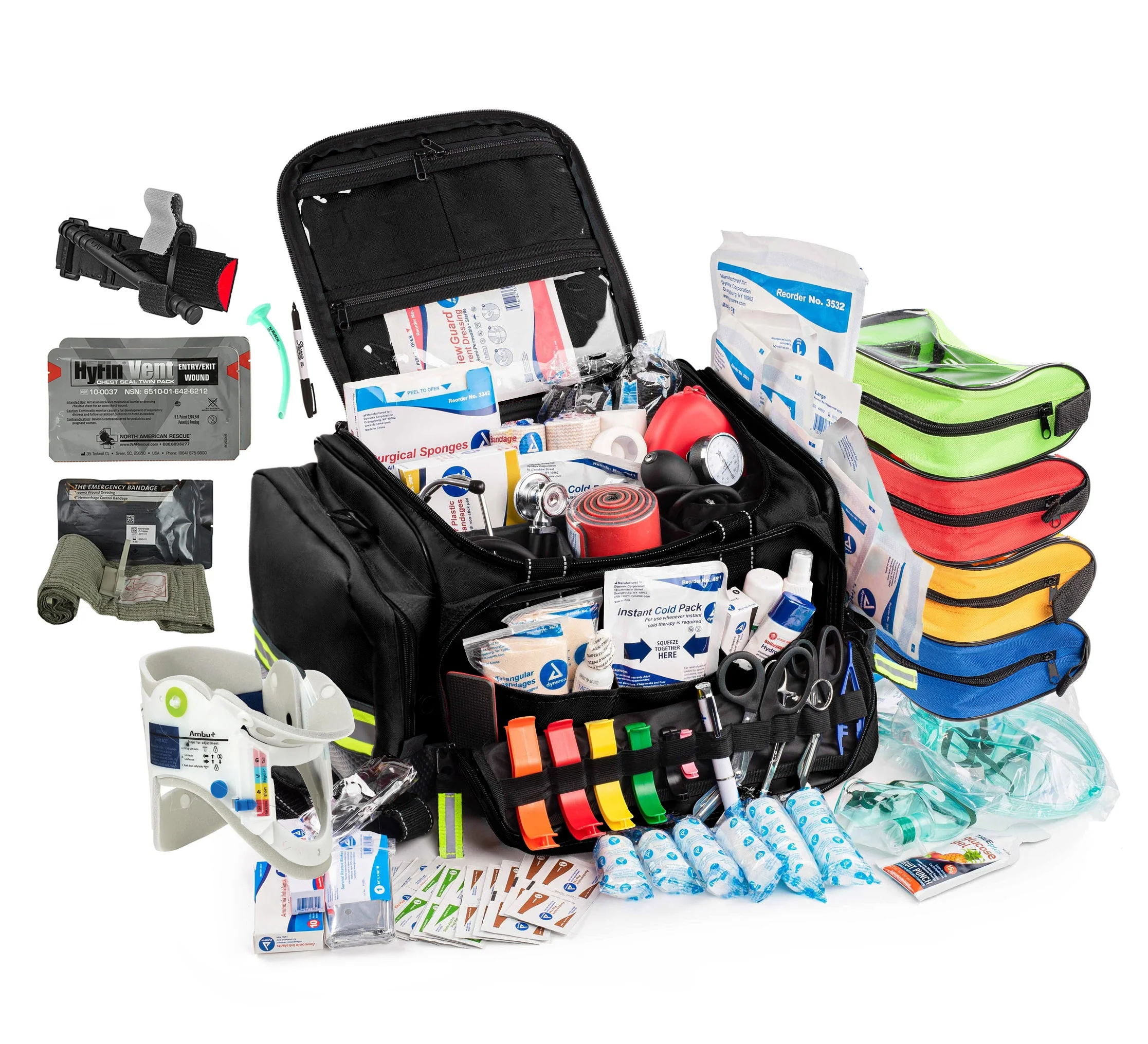 Scherber Premium First Responder Trauma Kit W/Bleeding Control - Fully Stocked - Image 10