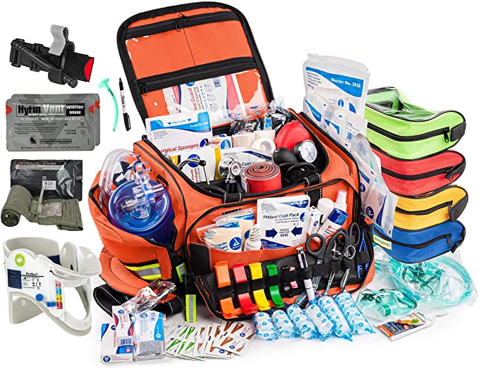 Scherber Premium First Responder Trauma Kit W/Bleeding Control - Fully Stocked - Image 8