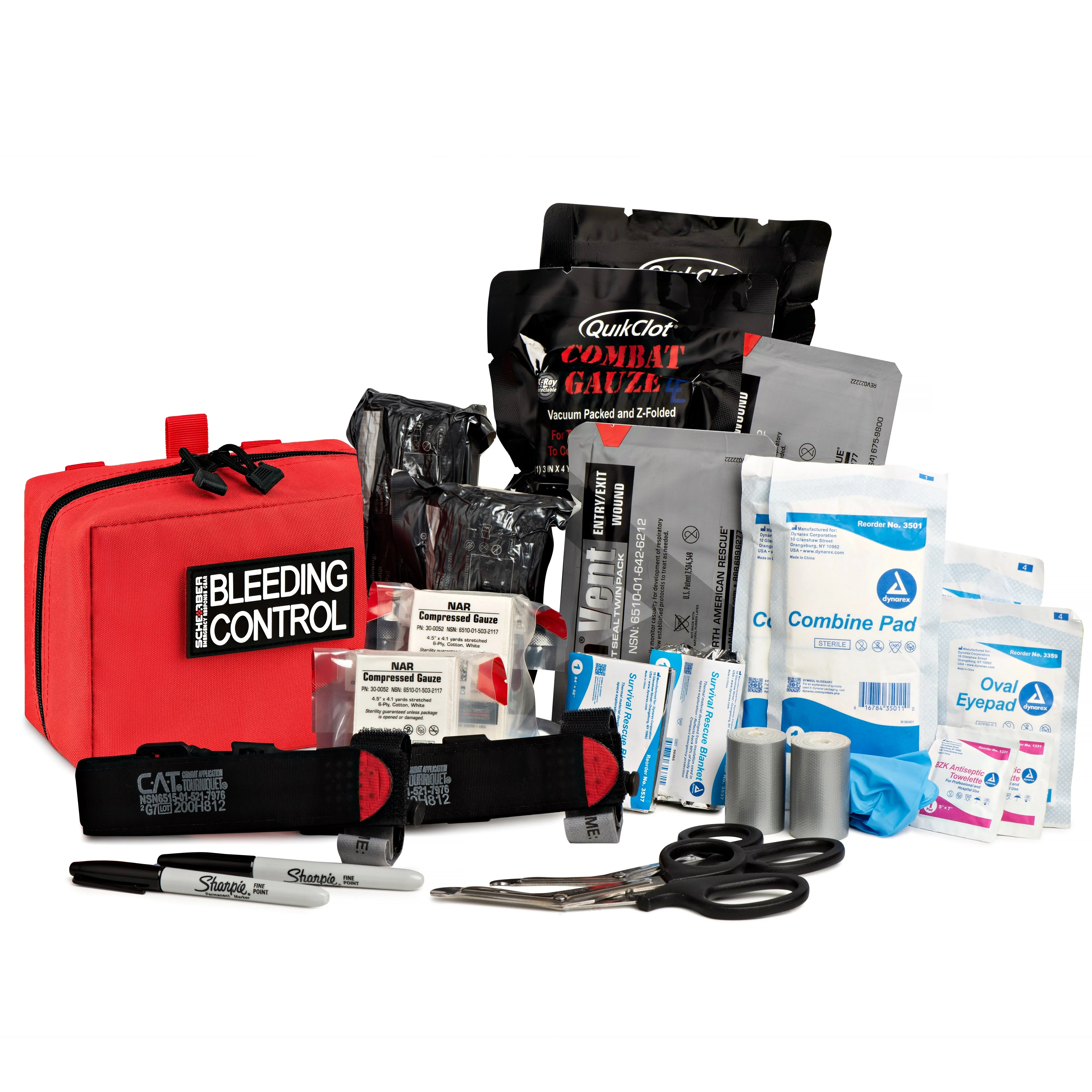 Scherber Public Access Bleeding Control Kit | Trauma Equipment, First Aid Supplies | Advanced+ - Image 2