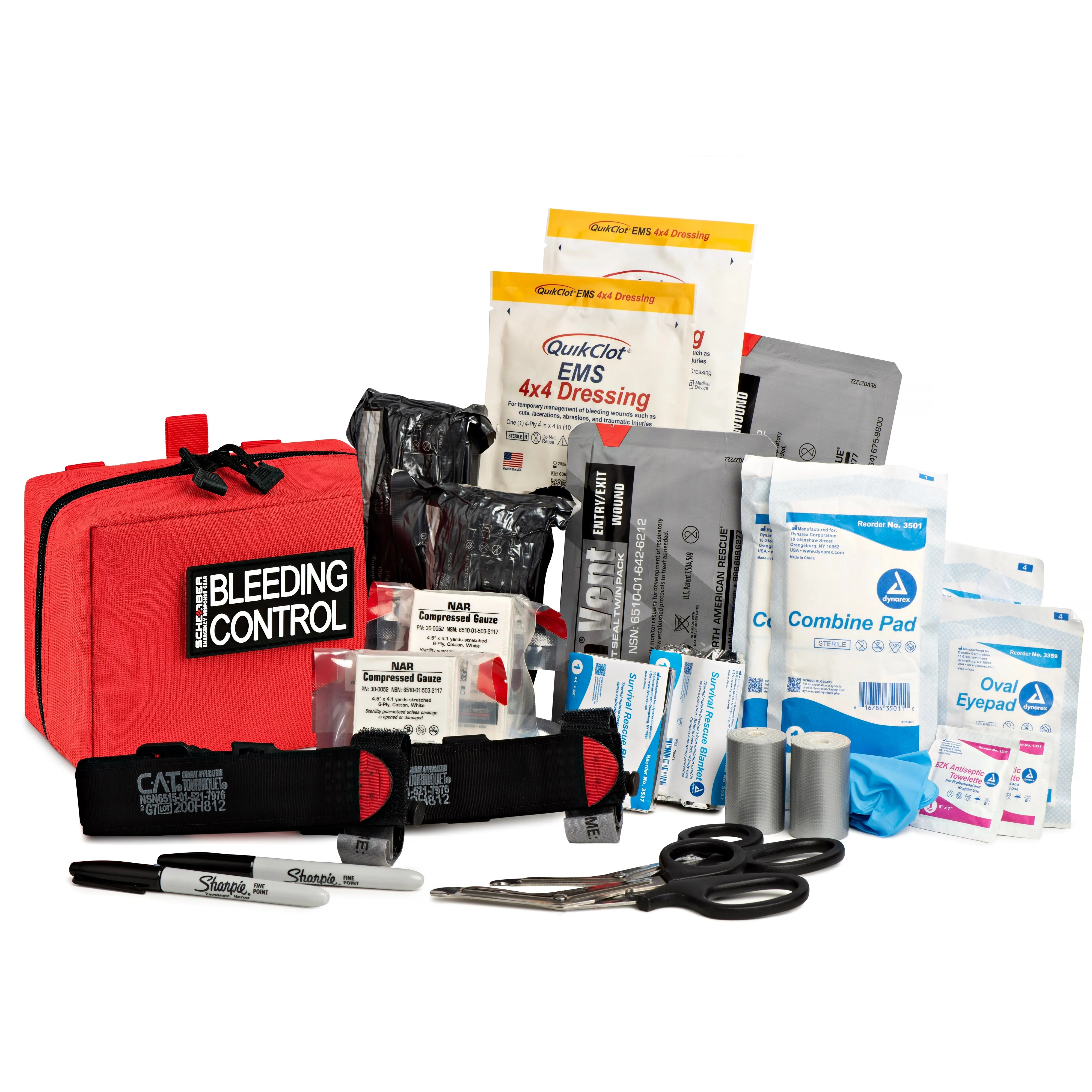 Scherber Public Access Bleeding Control Kit | Trauma Equipment, First Aid Supplies | Advanced - Image 2