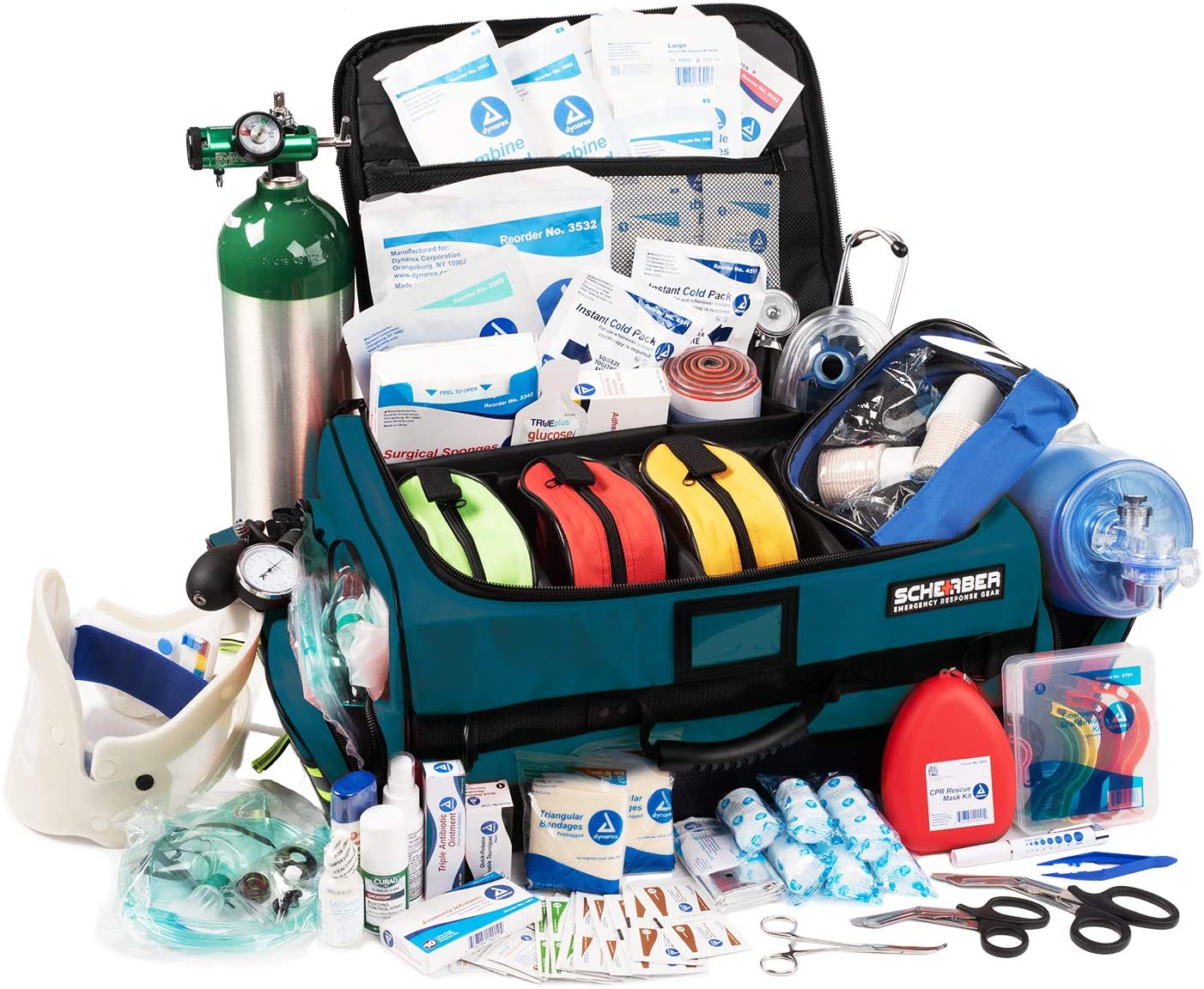 Scherber Ultimate First Responder Trauma kit O2 - Fully Stocked - Image 8