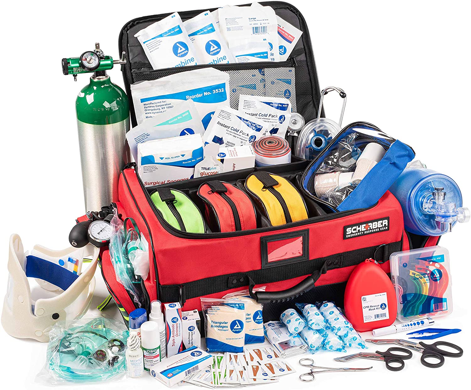 Scherber Ultimate First Responder Trauma kit O2 - Fully Stocked - Image 9