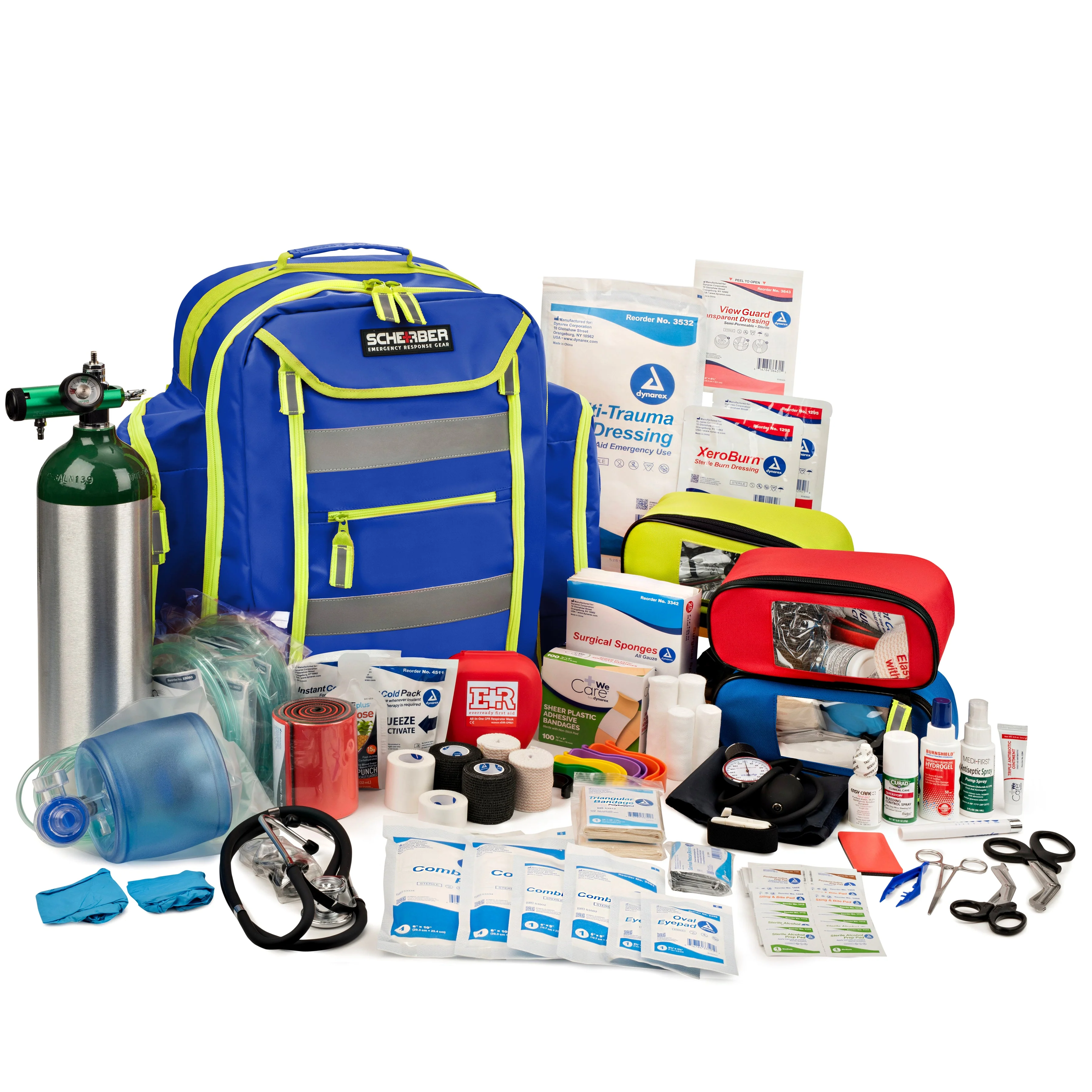 Scherber Ultimate First Responder Trauma O2 Backpack - Fully Stocked - Image 2