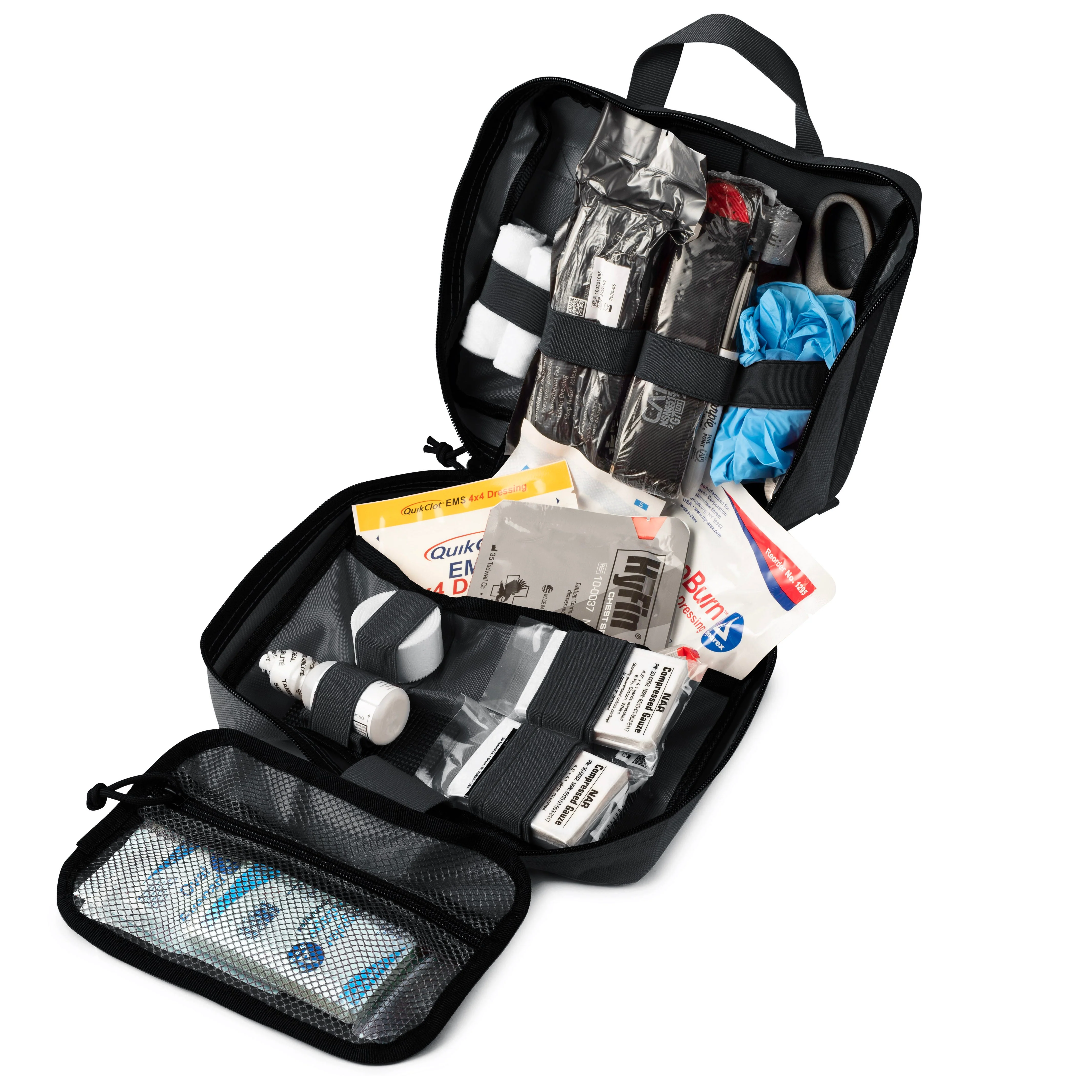 Scherber Vehicle IFAK Emergency Trauma Kit | 25+ Medical Supplies | Basic - Image 4