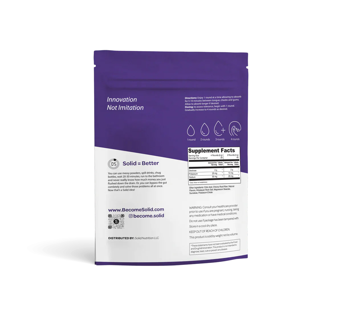 Solid Hydration Electrolyte Tablets Grape Flavor - 1 Whole Pallet - 60,000 Tablets - Image 2