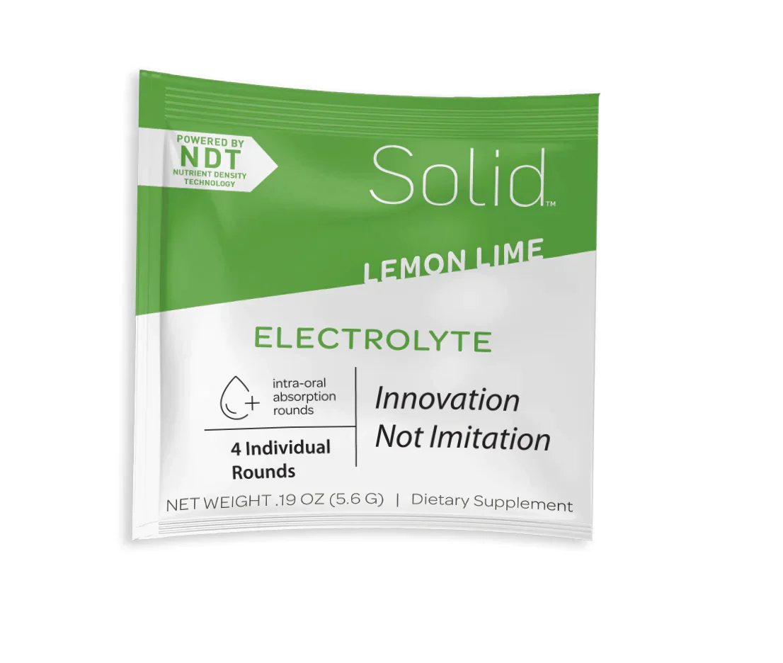 Solid Hydration Electrolyte Tablets Lemon-Lime Flavor - 1 Bag - 80 Tablets - Image 8